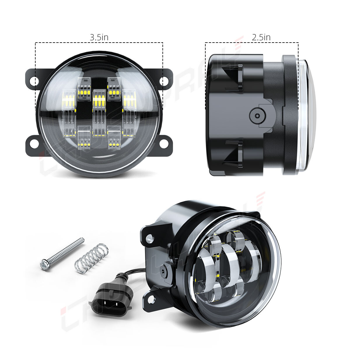 For LINCOLN NAVIGATOR 2007-2014 Pair Clear Lens Bumper Fog Lights Driving Lamps