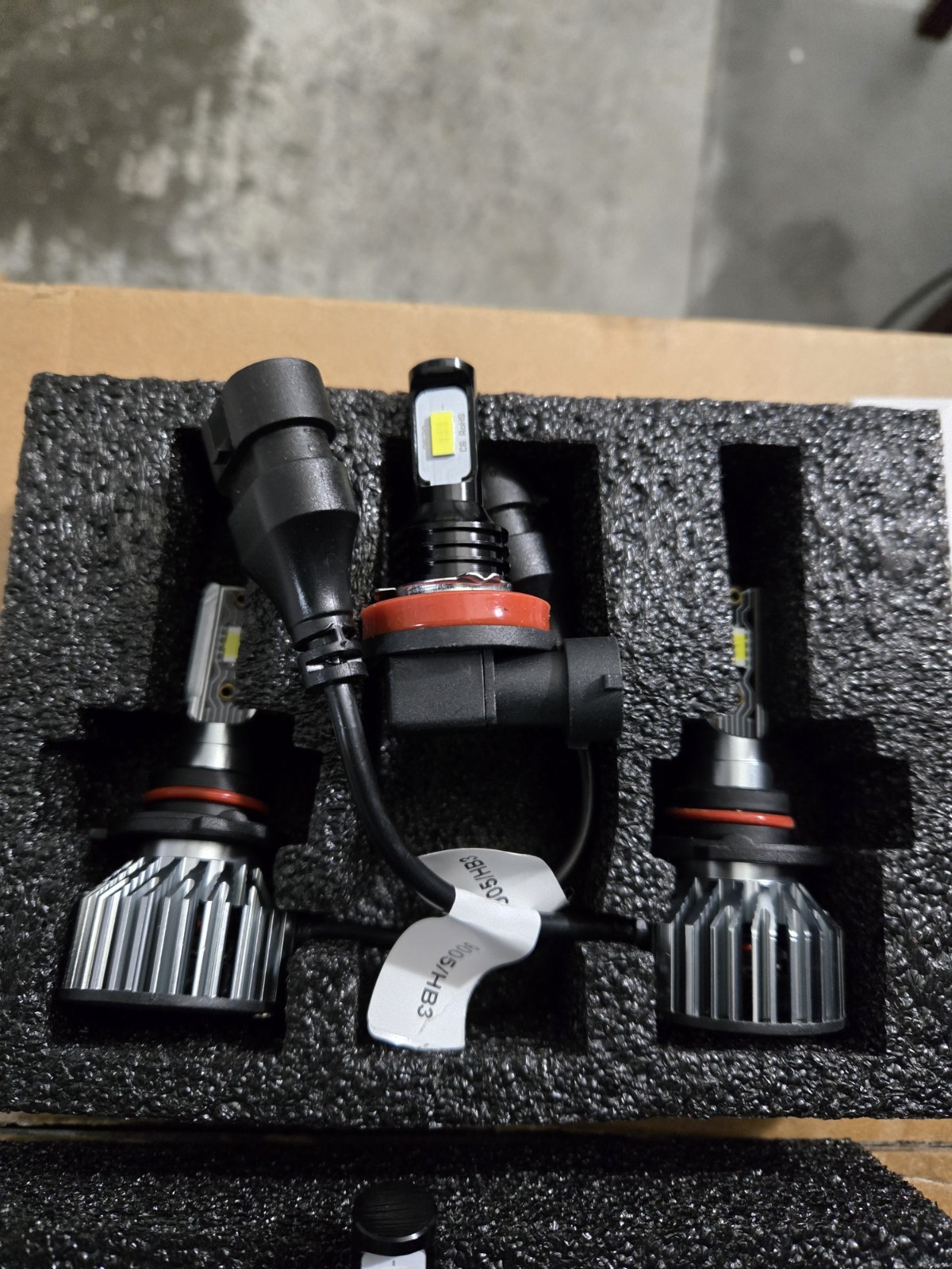ENJOYAKOM LED Headlight Bulbs H8 H9 H11 9005 HB3 H10 Plug & Play – Brand New Sea