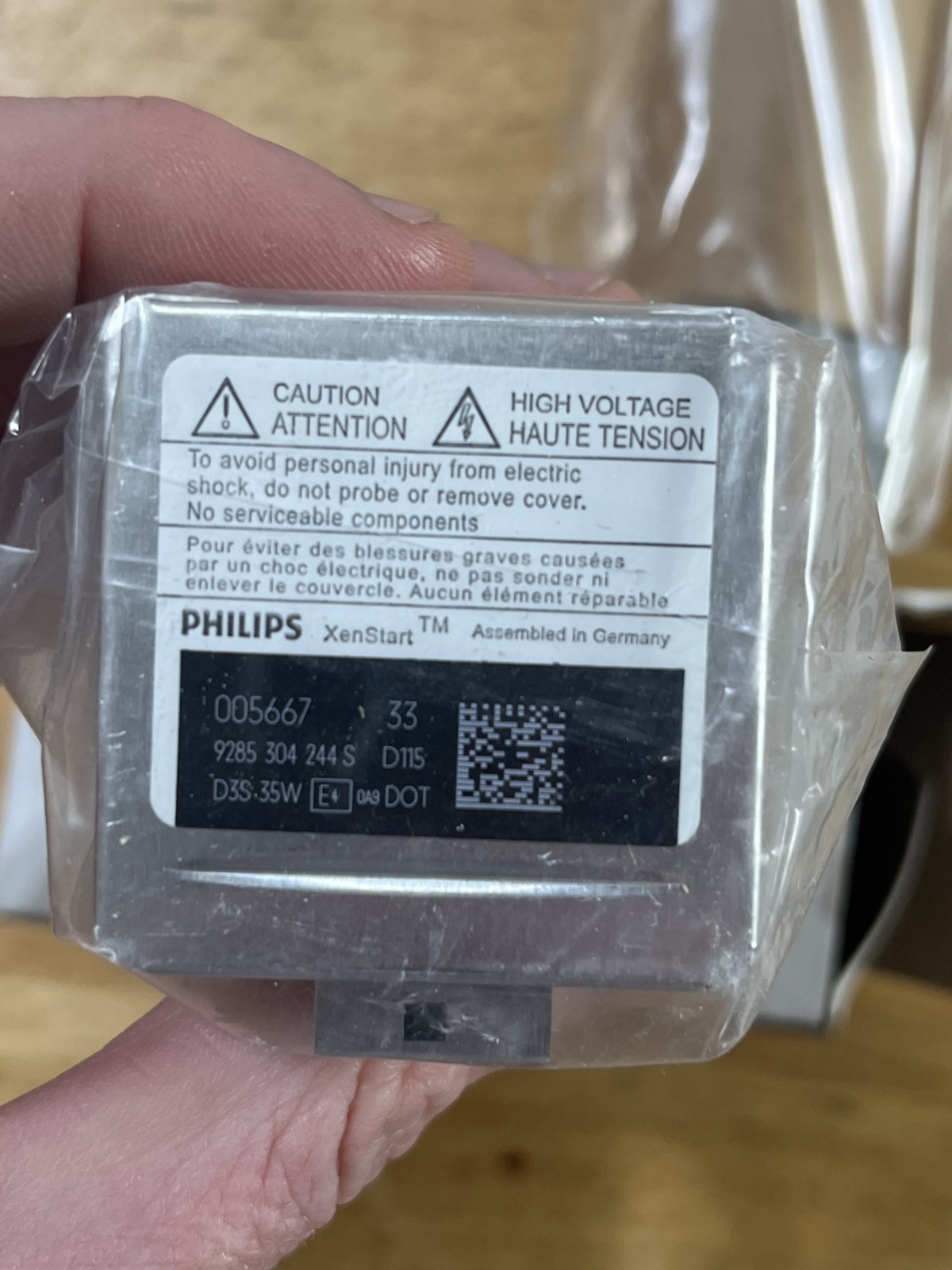 2x Philips Xenstart D3S Xenon Bulbs Set 18647-35010 HID Head Light Lamps K12