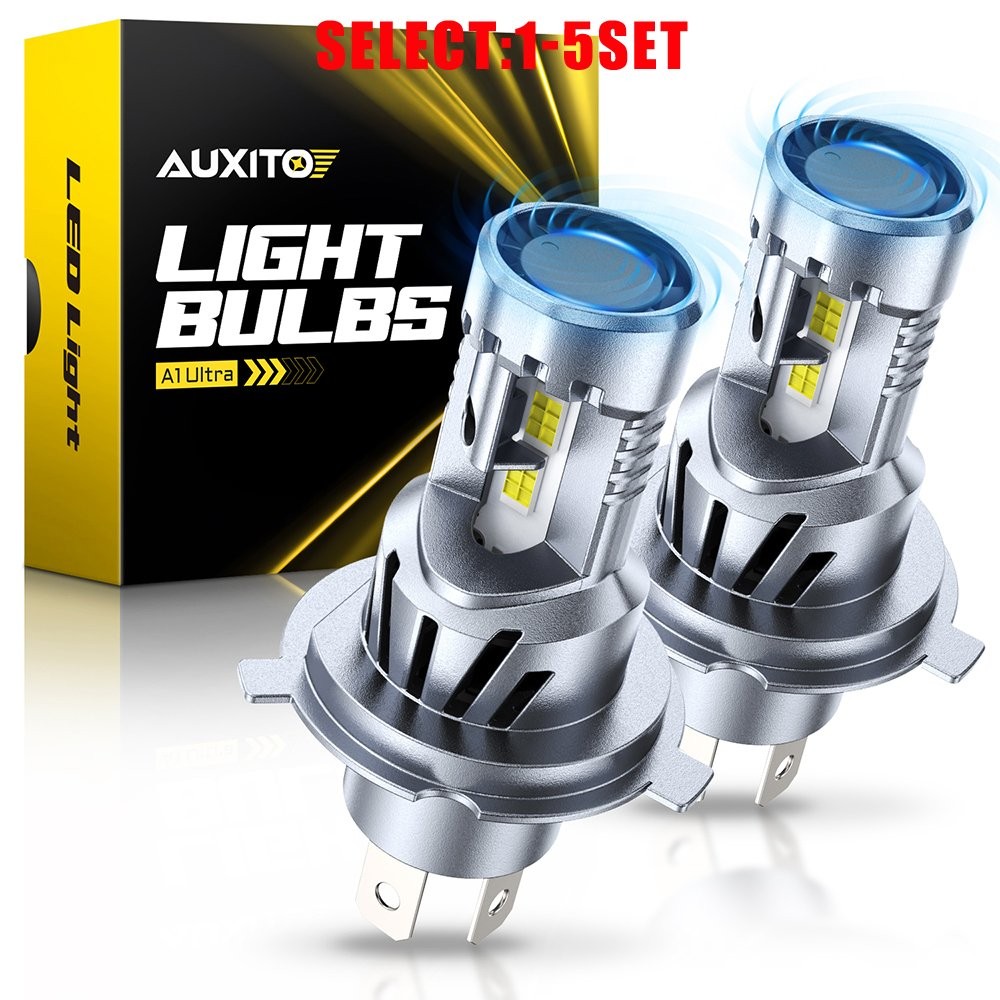 H4 9003 LED Headlight Bright Bulbs Kit White 6500K 48000LM High Low Beam 2-10X