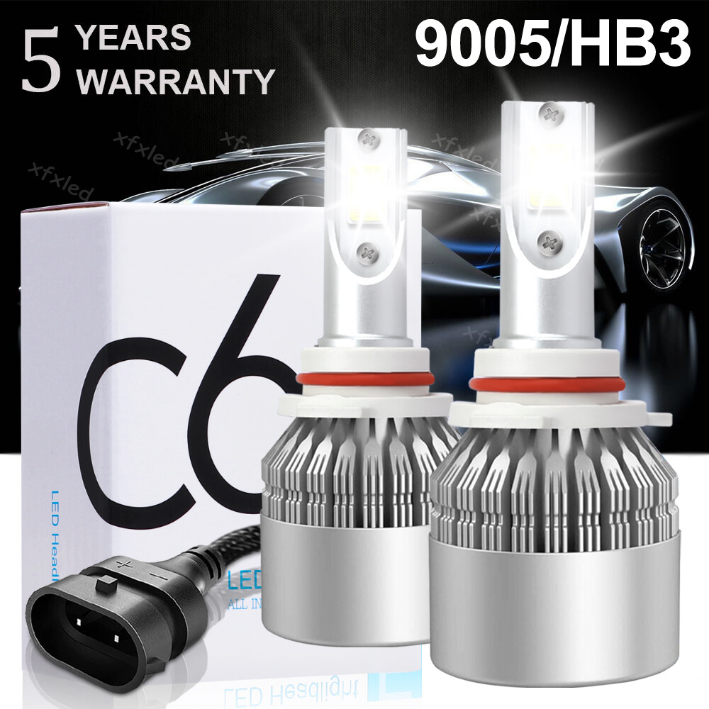 9145 9140 LED Headlight Bulbs Fog Light Beam Front Lamp 100W 20000LM 6000K US