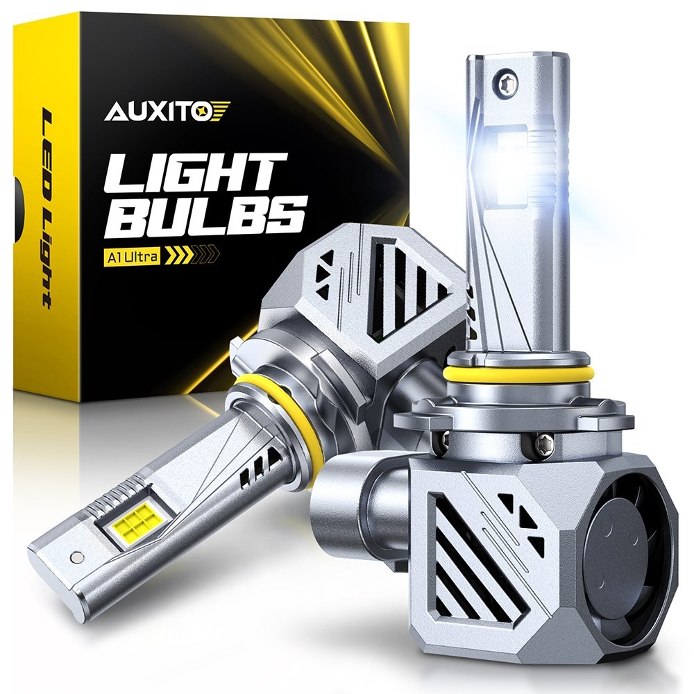 AUXITO Ultra Bright LED 9005 Headlight Bulbs White 6500K Aviation Aluminum Body