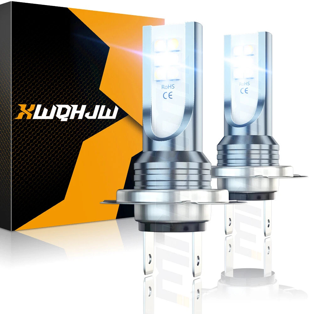 For Yamaha YZF R1 2007- 2020 H7 White 6000K LED Headlight Bulbs Upgrade Kit