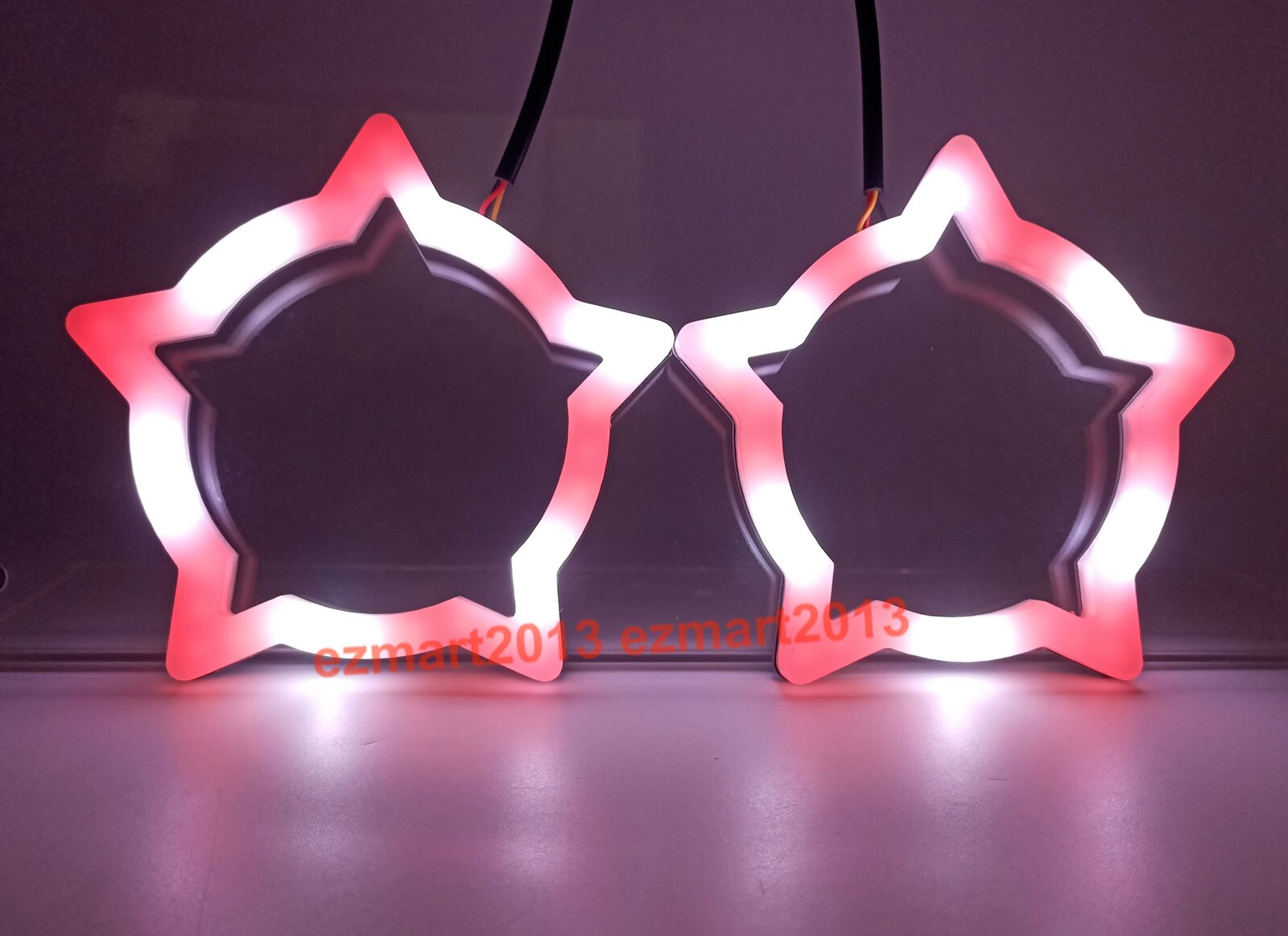 Flow chasing RGB star halo Dream color Turn Signal Flash Demon eye bluetooth DRL