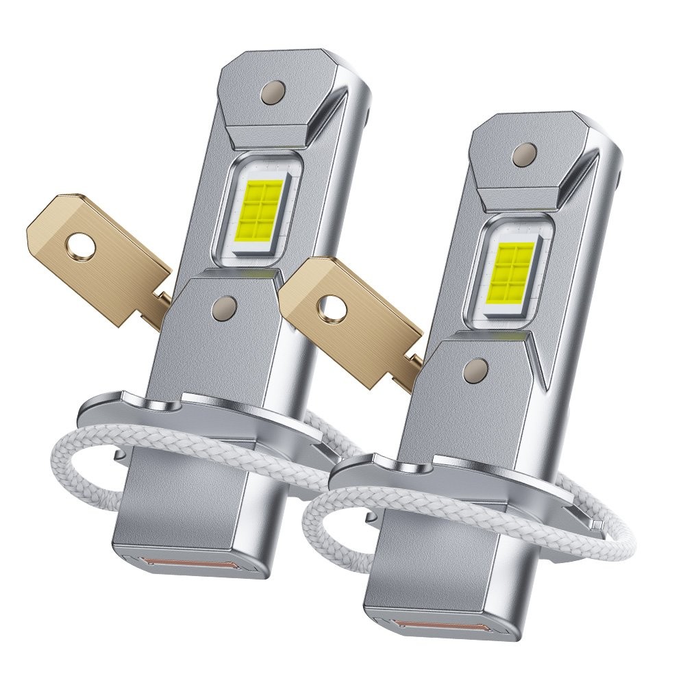 H3 LED Fog Light DRL Bulb 6500K High/Low Beam Super Bright White GF AUXITO 2-20X