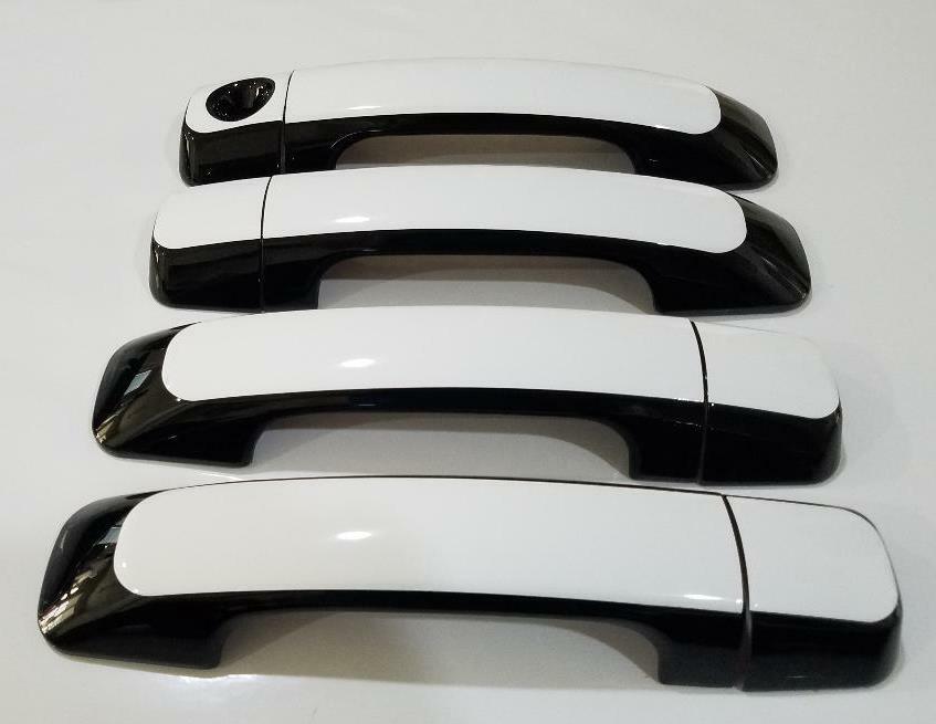 Custom Black OR Chrome Door Handle Covers 2007-2021 Toyota Tundra YOU PICK CLR