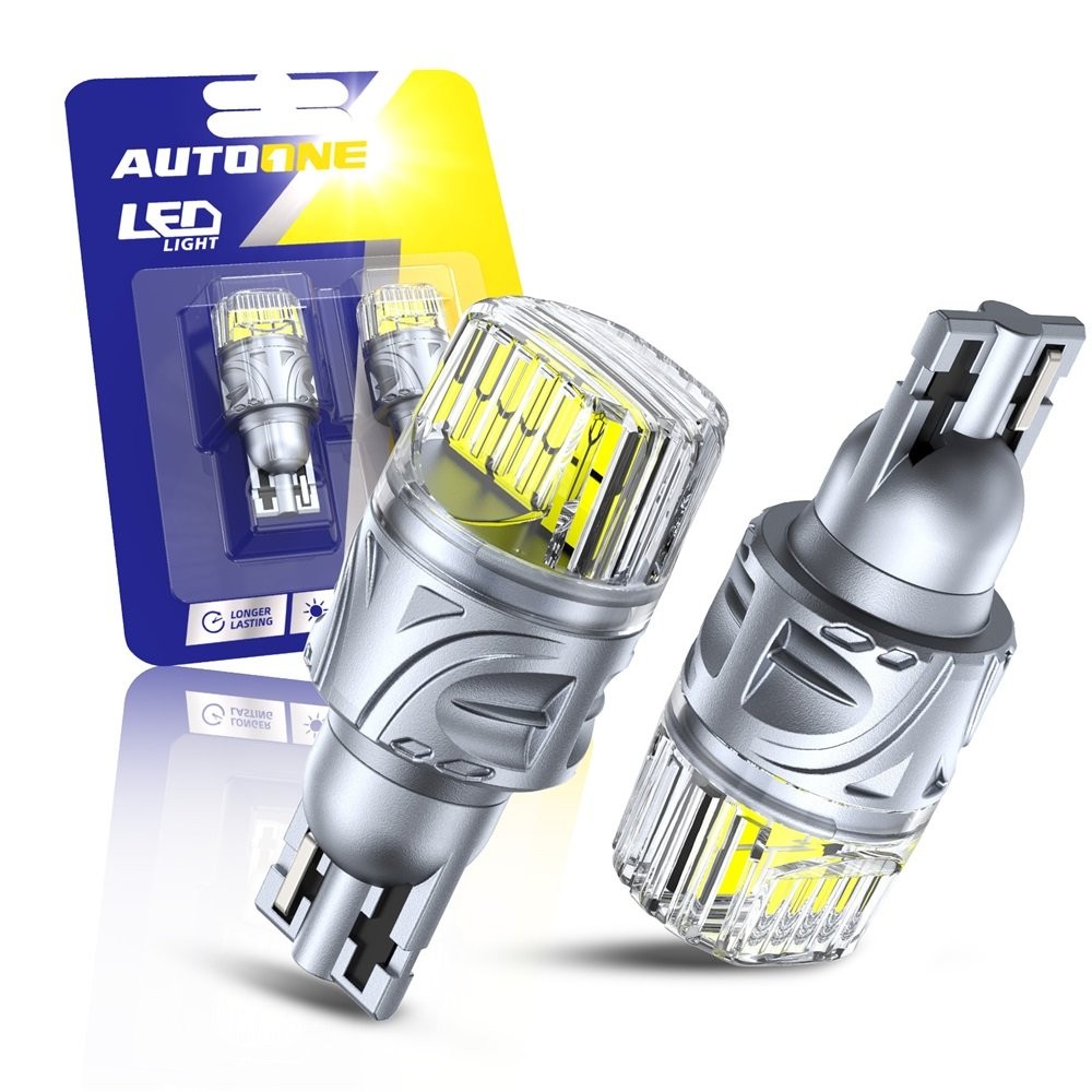 AUXITO LED Reverse Backup Light Bulbs T15 Silver Extremely Bright White 6000K