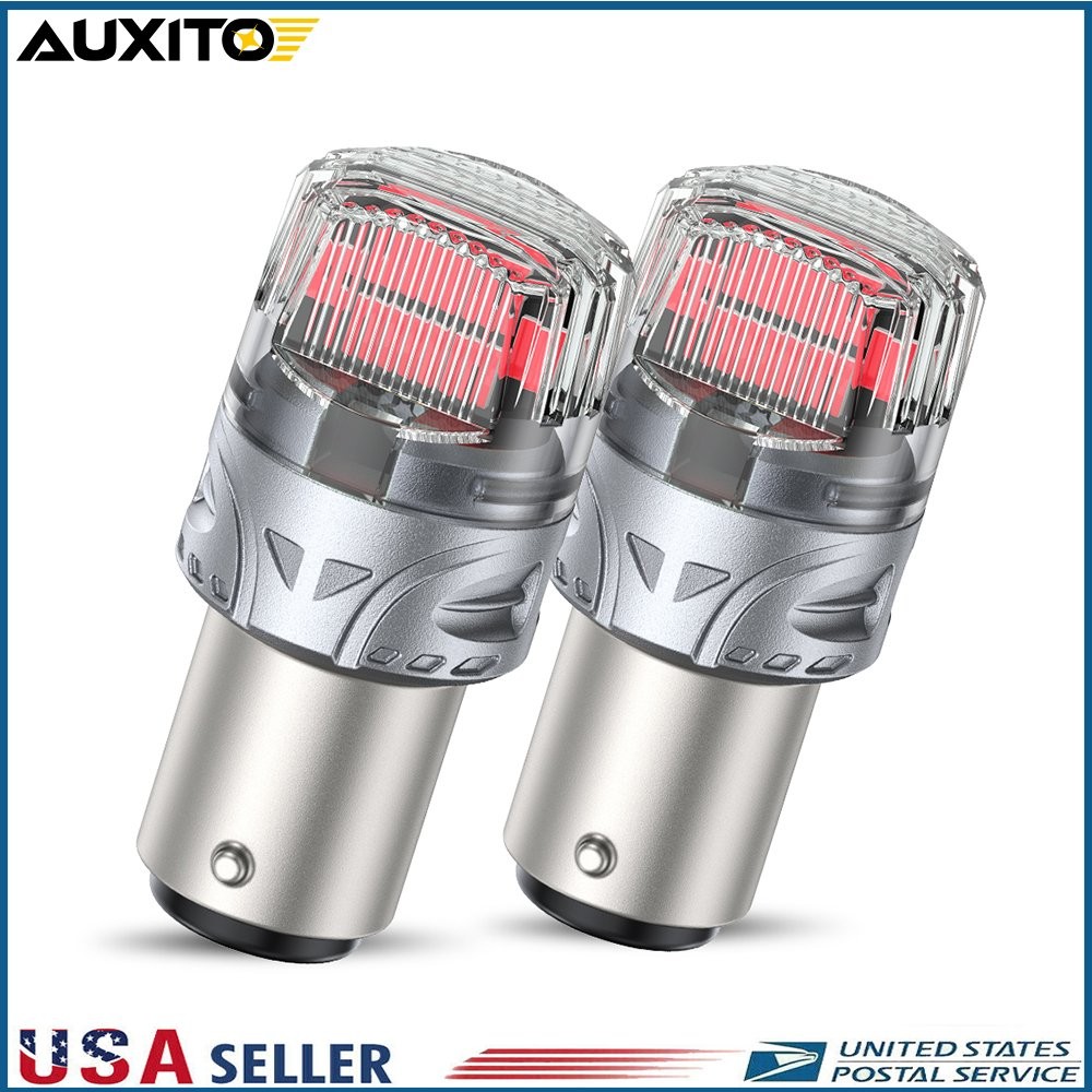 1157 LED Flash Red Bright Brake Tail Stop Light Parking Bulbs Anti Hyper Flash