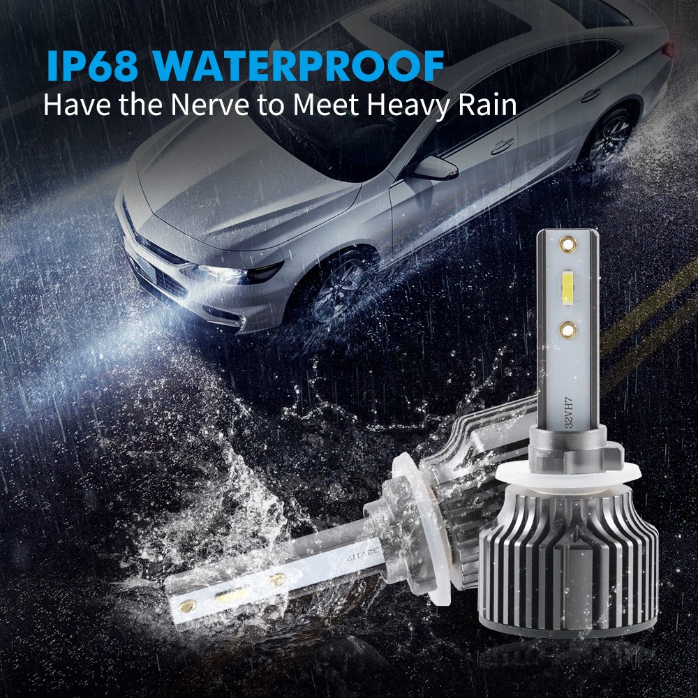 BEVINSEE 880 881 LED Bulbs 6000K Xenon White Car Fog Light for ATV Headlight