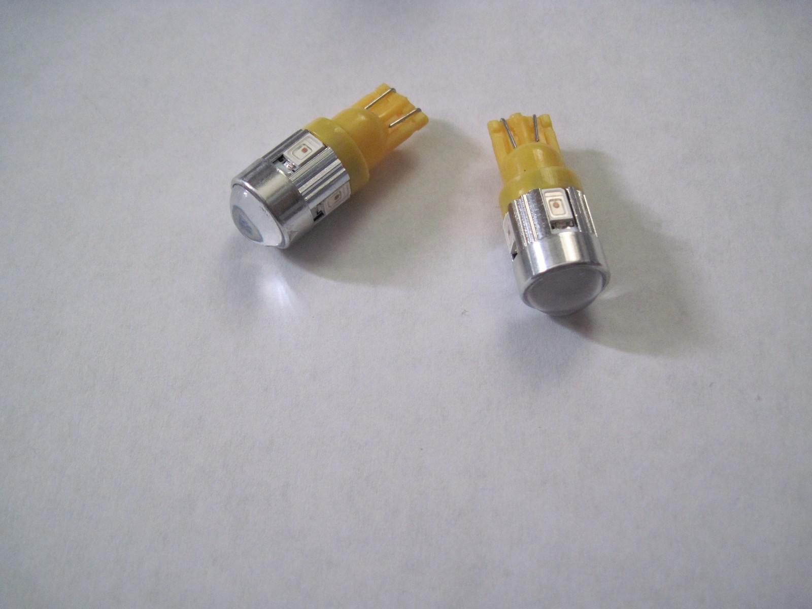 4 pcs Samsung 3W SMD 5630 High power LED SMD 194 168 W5W Amber