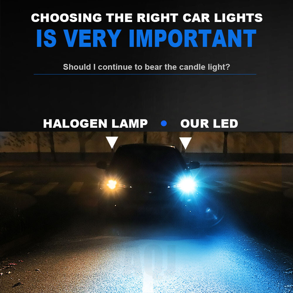 For Lincoln Mark LT Base Crew Cab Pickup 2006-2014 LED Headlight Fog Light Bulbs