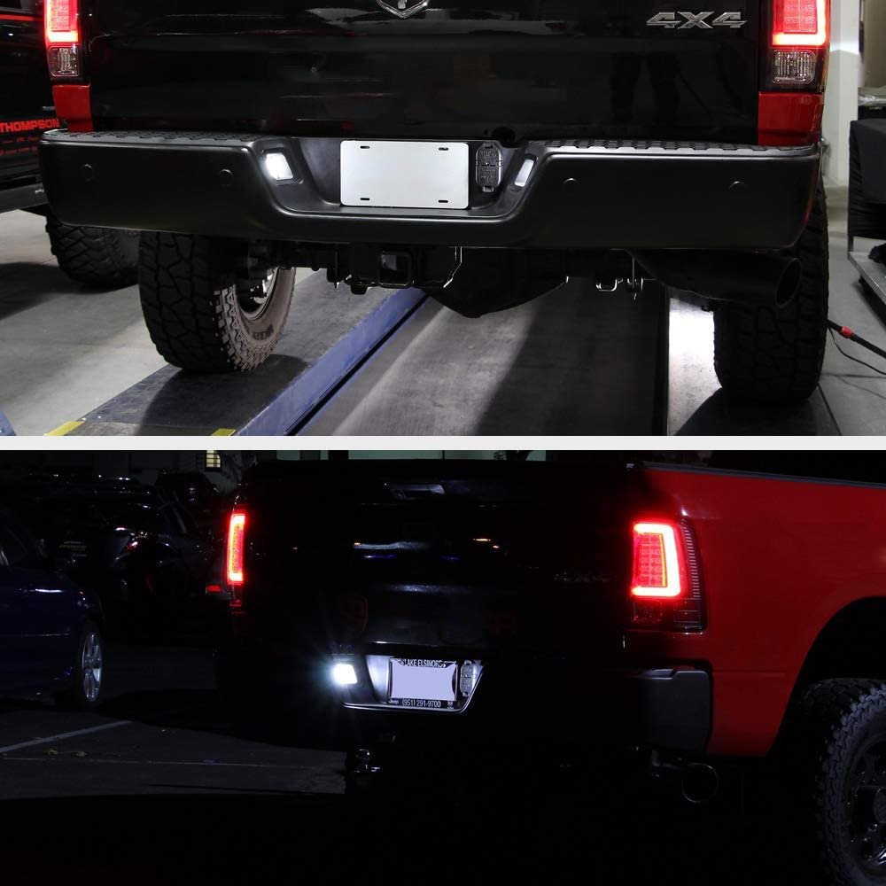 For 2019 RAM 1500 CLASSIC White LED License Plate Lights 800LM 5500K 36-SMDs New