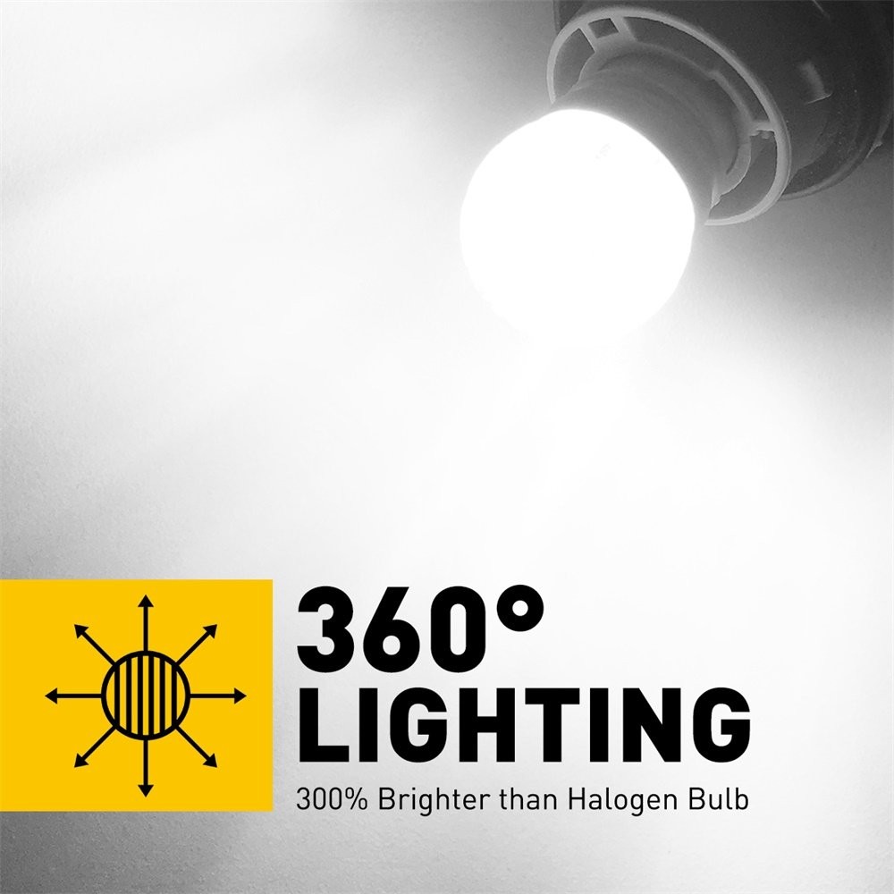 AUXITO 7443 7440 SMD LED Back Up Reverse Light Bulbs 6000K Super White Canbus