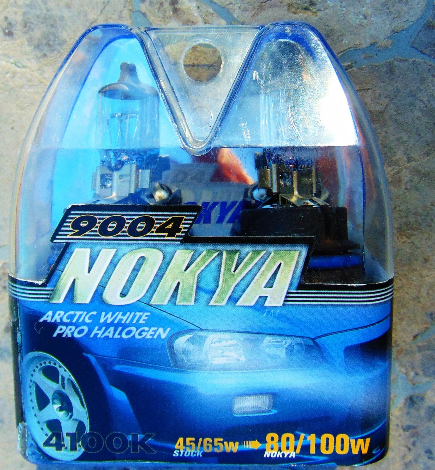 NOKYA ARCTIC WHITE 9004~Nok7212 80/100W~2 BULBS~ HALOGEN HEAD LAMPS ~ BRAND NEW