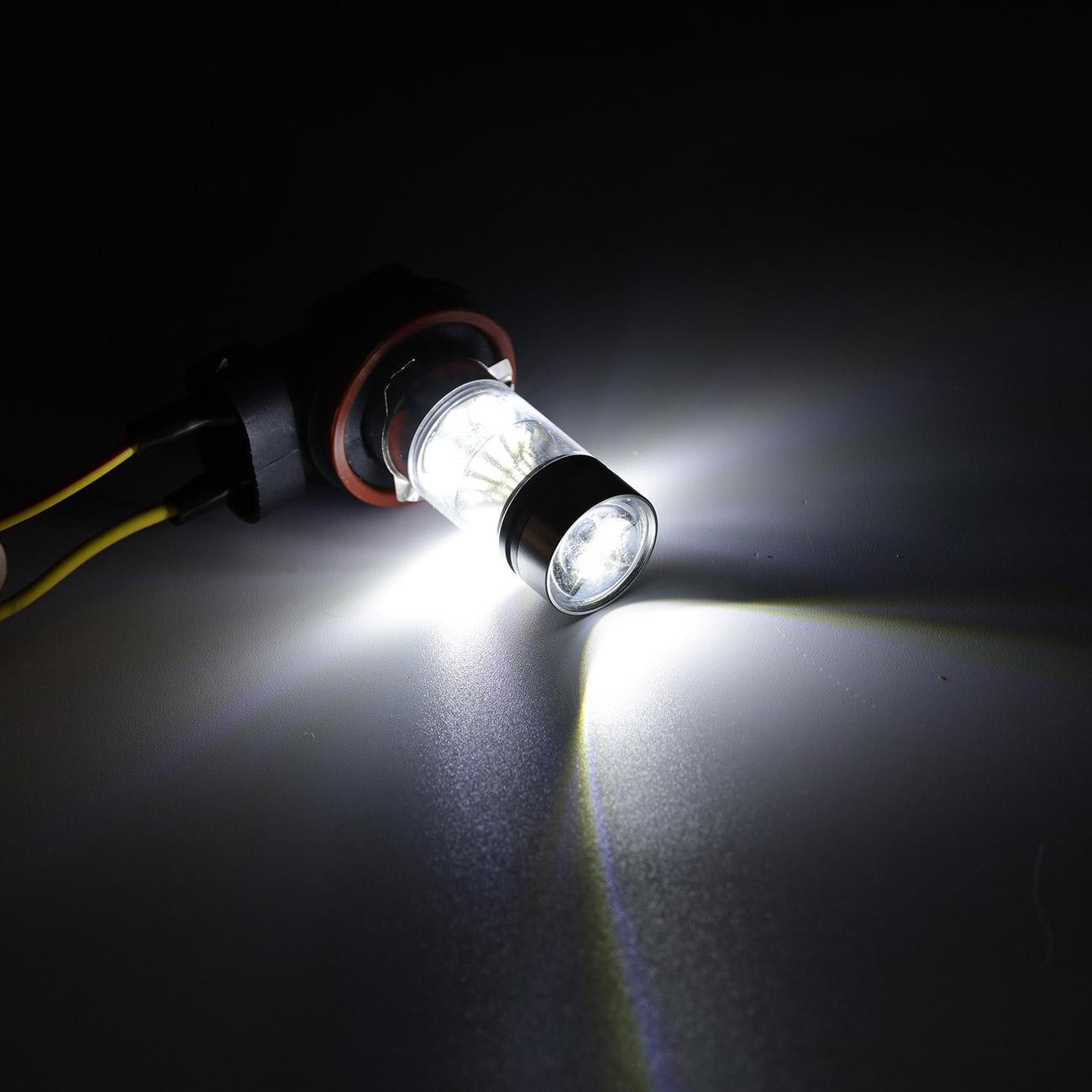 Ironwalls H11 H8 H9 LED Fog Light Bulbs Car Driving Lamp DRL 6000K White 4000LM