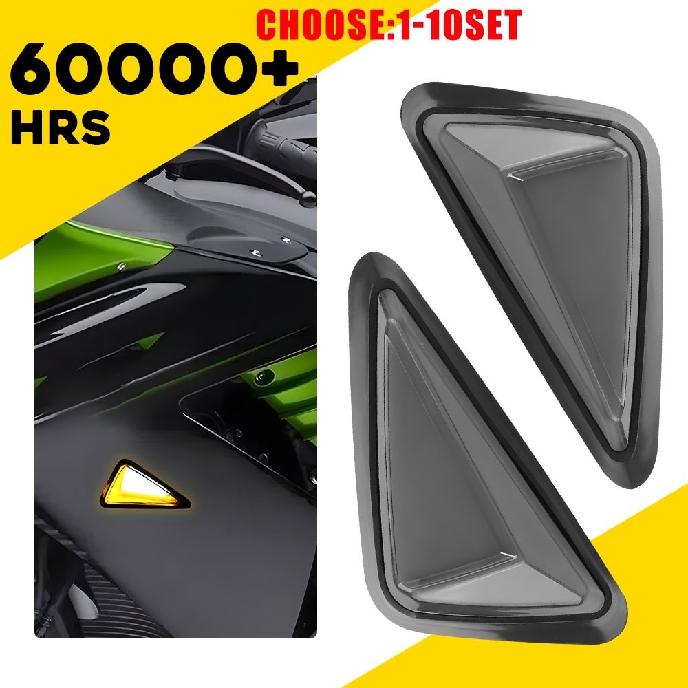 Turn Signal Light Smoke Flush Mount LED Indicator Blinker fit Yamaha R1 R6 2-10X