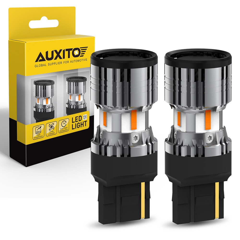7440 LED Bulbs Amber Yellow with Built-in Resistor Anti Hyper Flash 7440NA T20