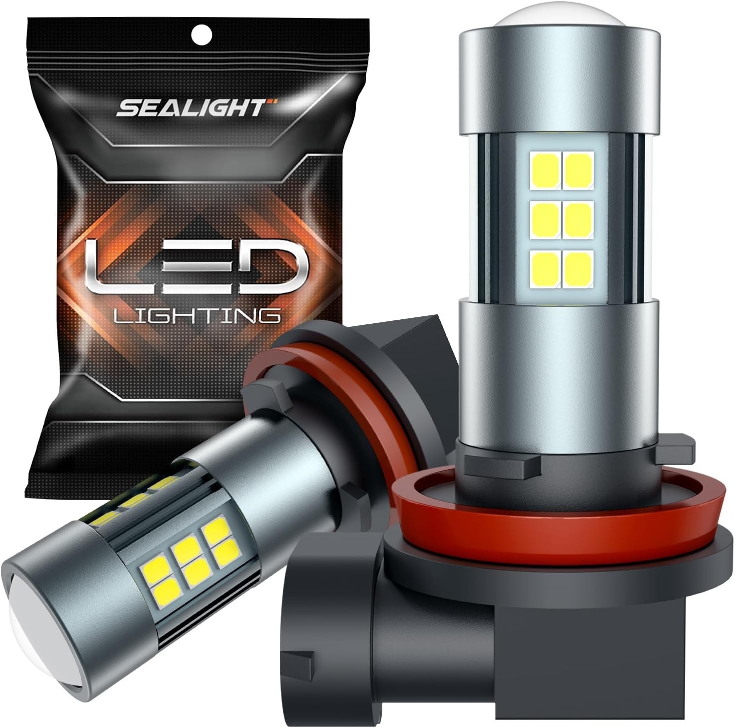 H11 H8 H16 LED Fog Light Bulbs or DRL, Real 360° illumination Fog Bulbs, 6000…