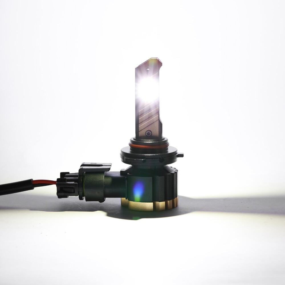 AUXBEAM 9005 LED Headlight Super Bright Bulbs White 6500K 8000LM High/Low Beam