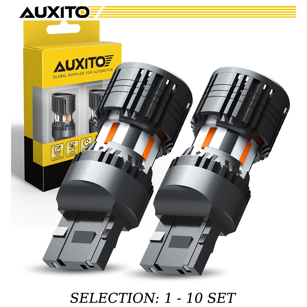2-20X 7440 Amber LED Turn Signal Light Blinker Bulb Error Free Built-in Resistor
