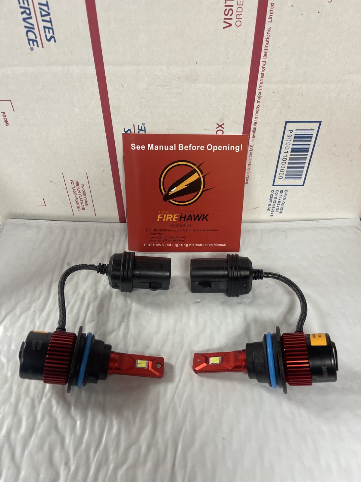 2 PK FIREHAWK LED LIGHTING TE-V49-9004 Brand New