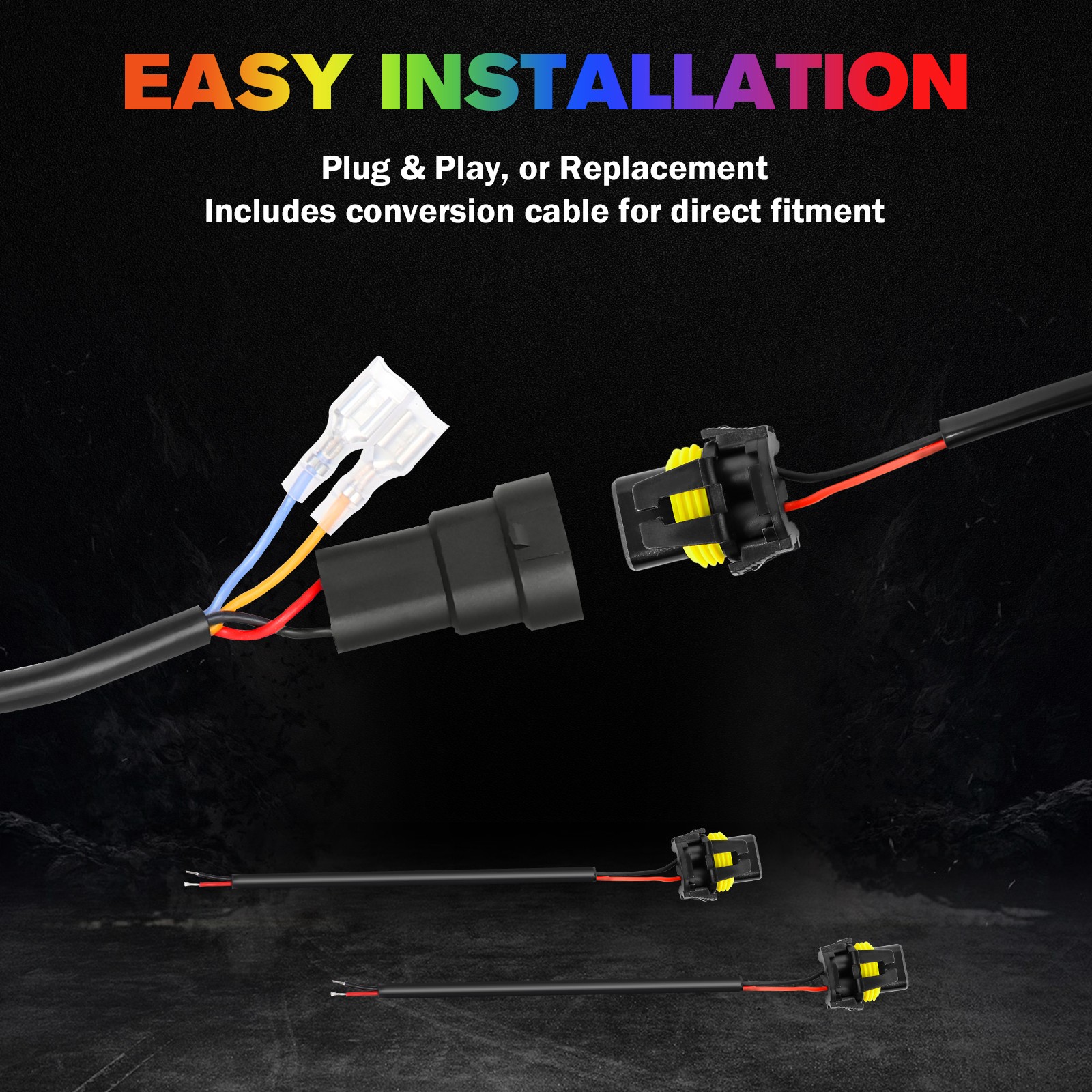 4Inch RGB LED Fog Lights Projector Halo Ring For Jeep Wrangler JK/JL/JT Dodge