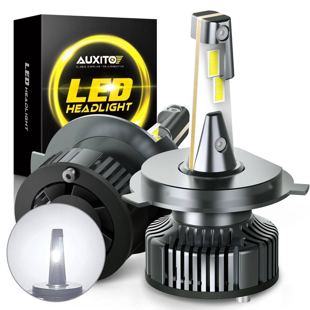 Y13 9003 HB2 H4 LED Bulb Headlight 6000K Bright Hi Low Beam 360Degree Adjustable
