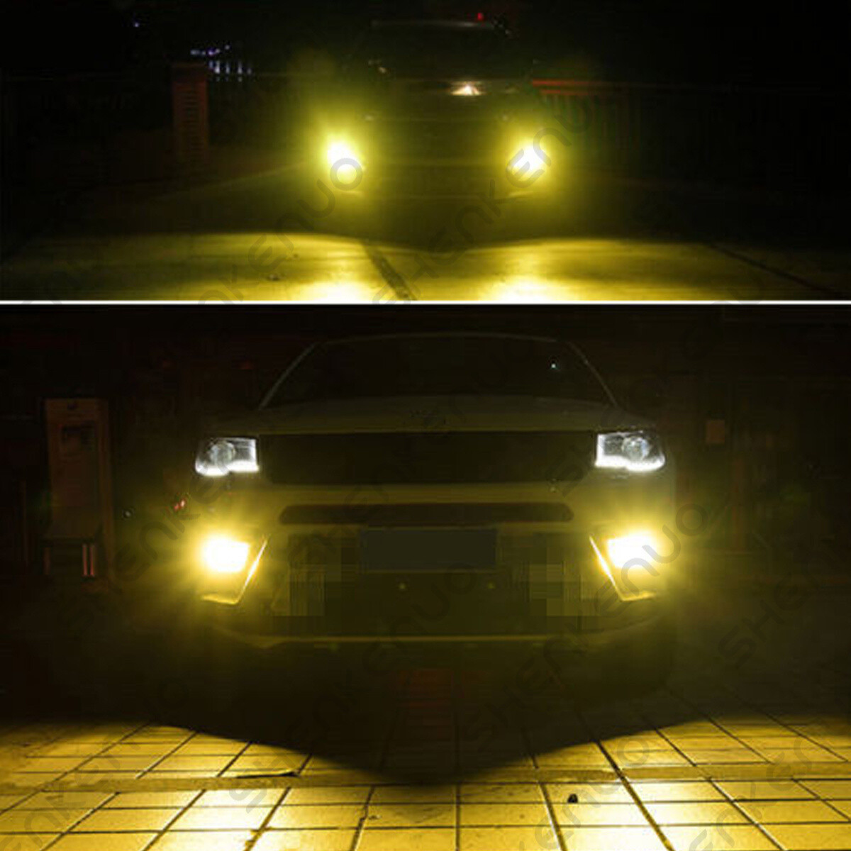 For Ford Explorer 2002-2010 – 2X Golden Yellow 9145 LED Fog Light Bulbs Lamp 80W