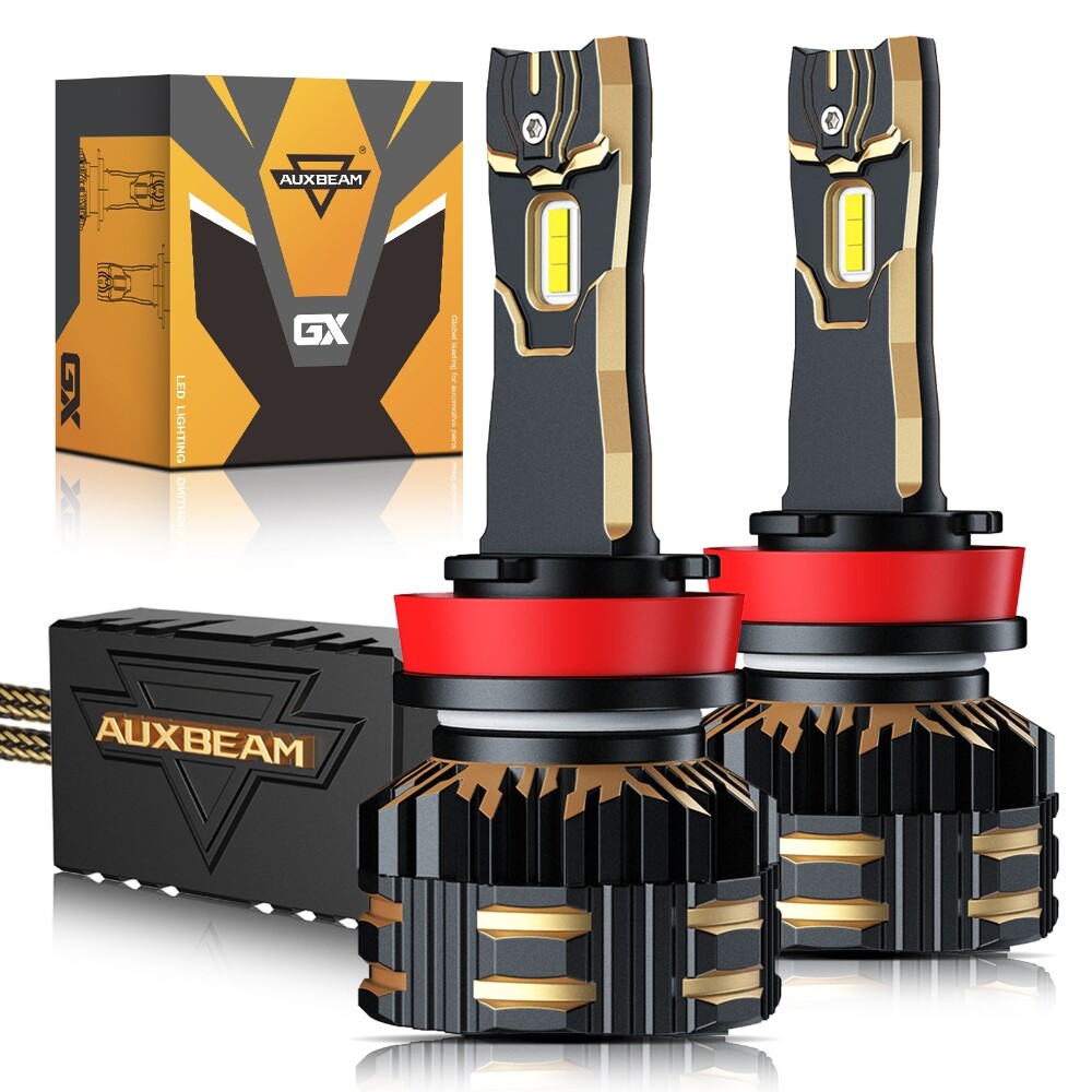 AUXBEAM CANBUS LED Headlight Fog Bulbs White For Dodge Grand Caravan 2011-2020