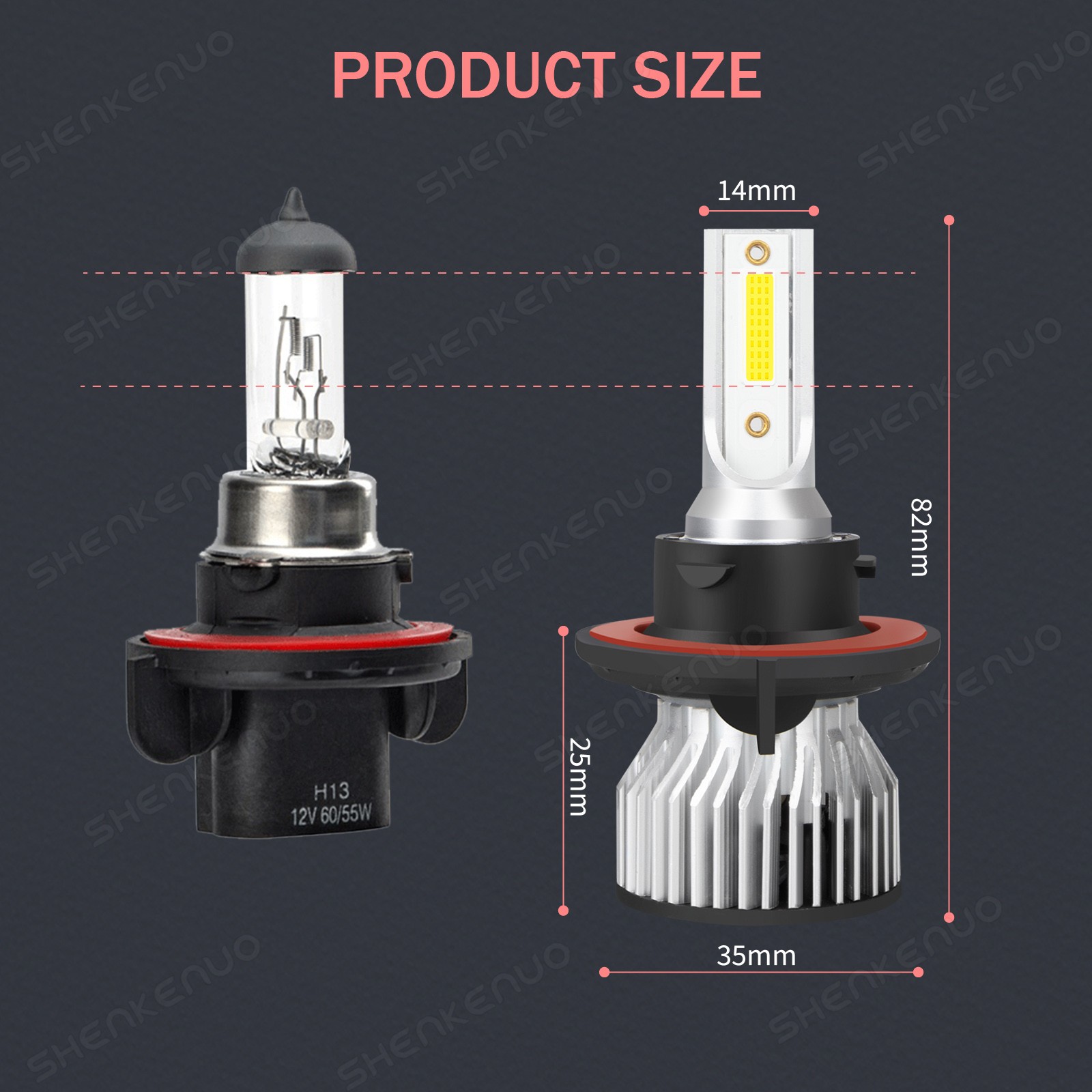 For Chevy Spark LT 2017-2020 4X LED Headlights Kit Hi/Lo Beam Fog light 6000K