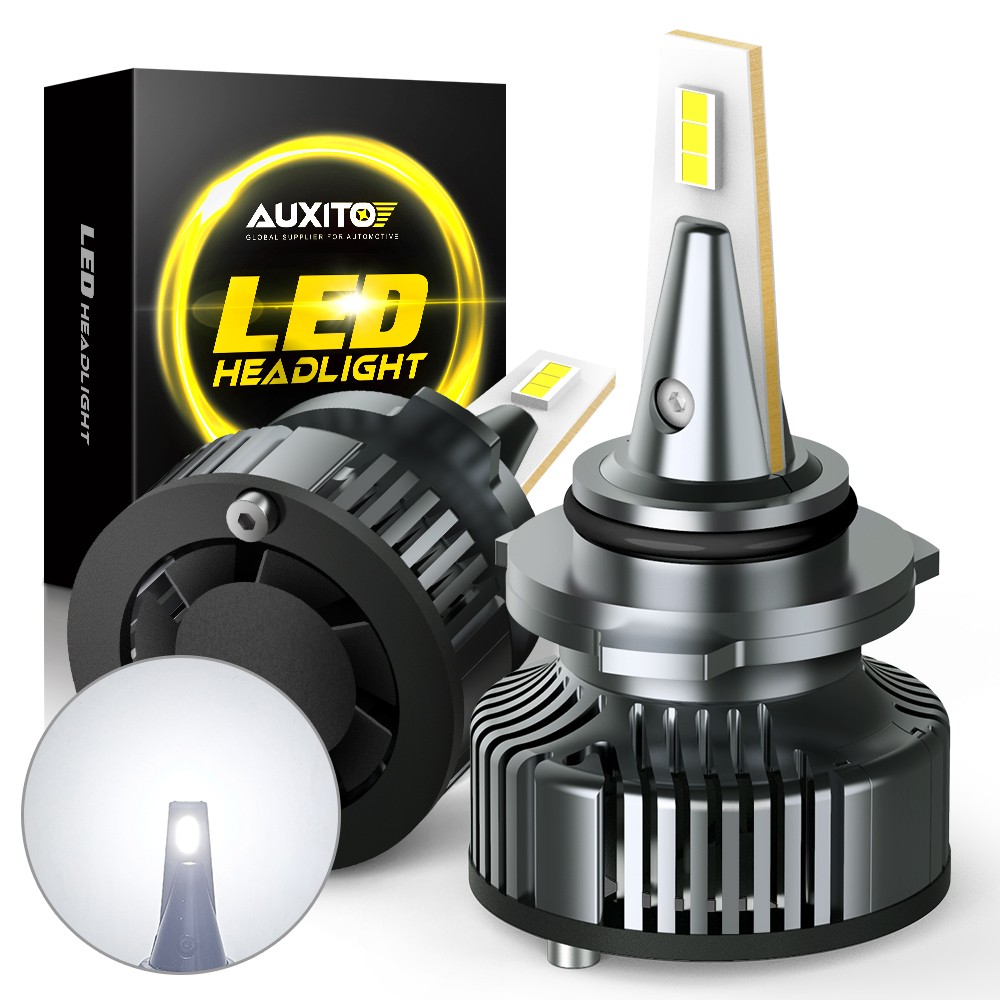 AUXITO 9006/HB4 LED Headlight Bulbs 6500K White Light External Headlamps 2-6X