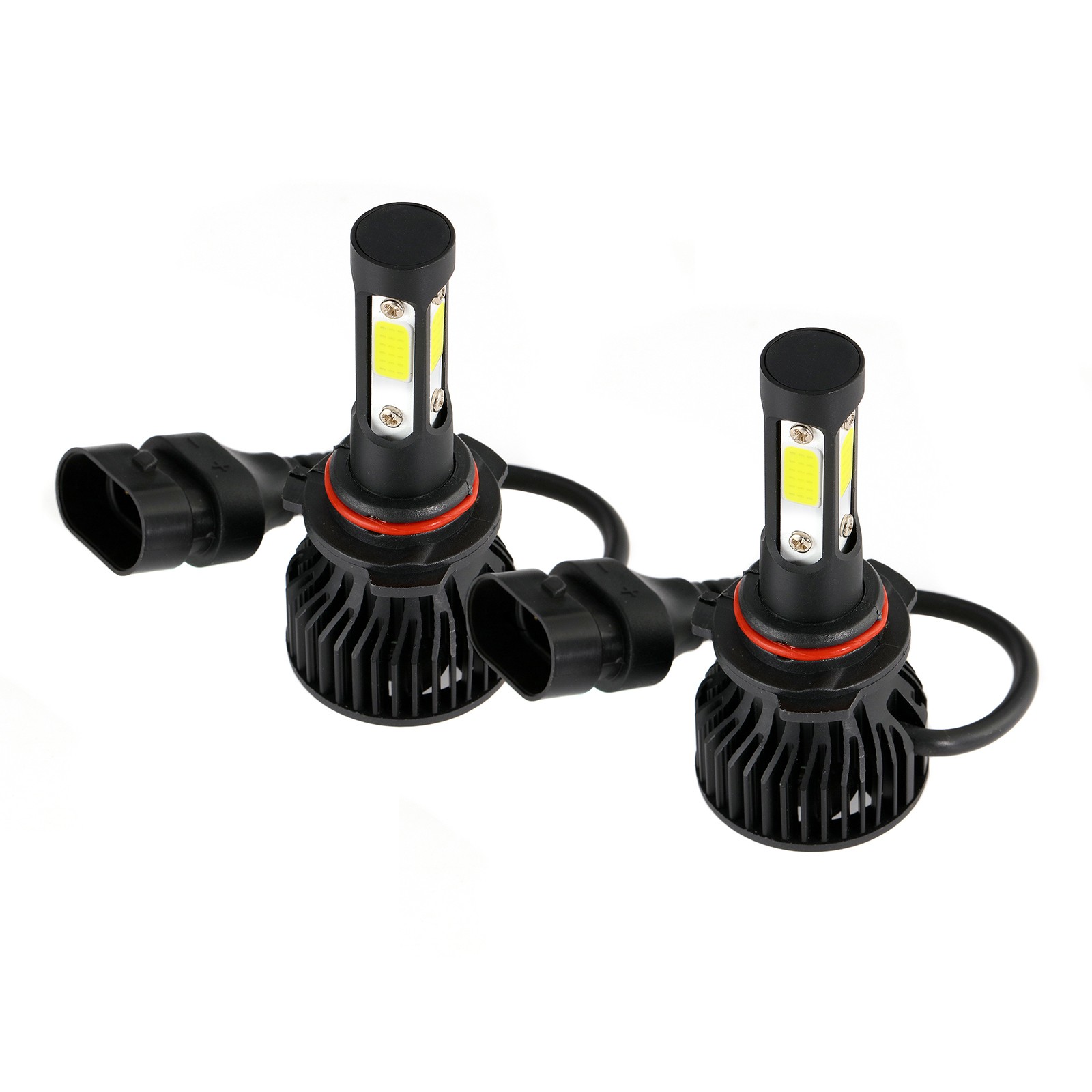 4-sides LED Headlight High Low Beam Fog Light For GMC Sierra 1500 3500 2003-2006