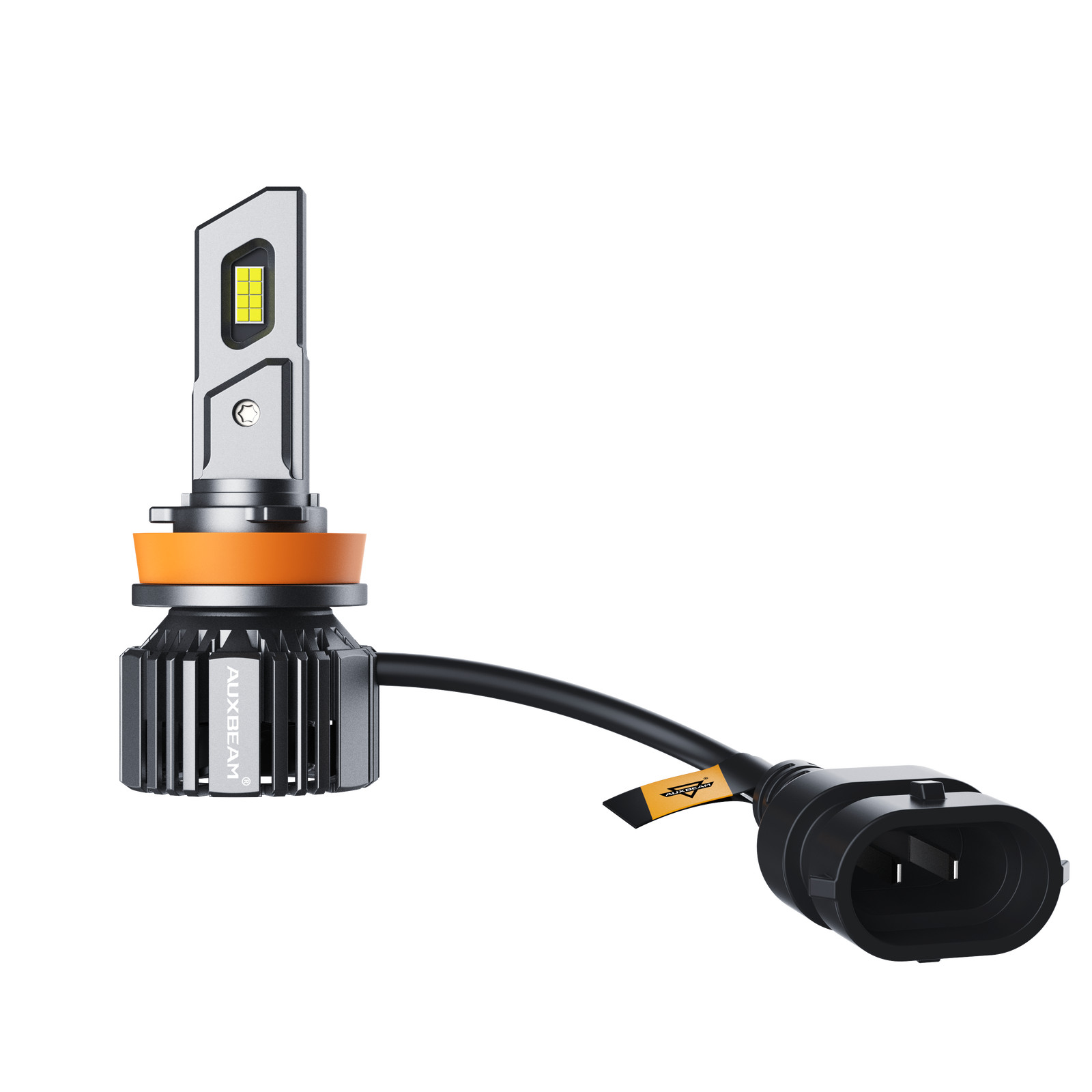 AUXBEAM H11 H9 Canbus LED Headlight Bulbs Kit Low Beam 70W 20000LM 6500K White