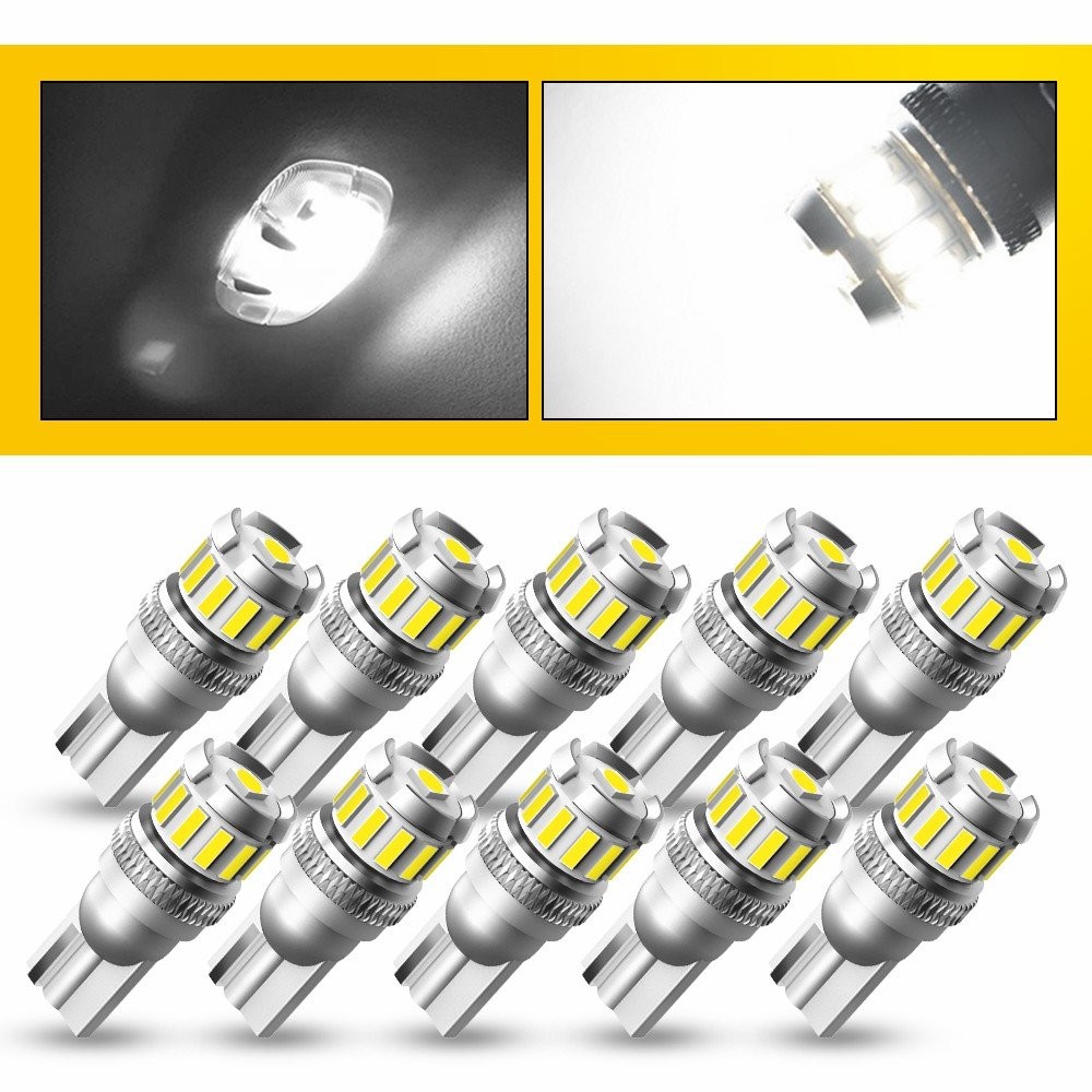 T10 W5W 194 168 13 SMD Led License Plate Lights for Toyota Tacoma 1995 – 2023