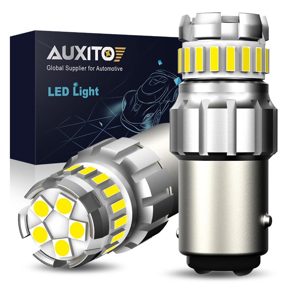 2Pcs 1157 Tail LED Brake Stop Reverse Parking Turn Signal Light Bulb Super White