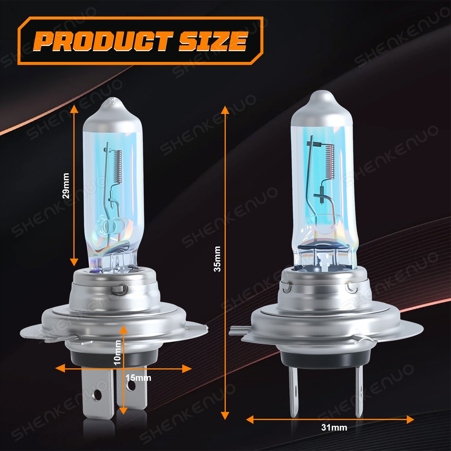 For Hyundai Tucson 16-2018 – H7 H7 H11 Halogen Hi/ Low/Fog Beam Headlight Bulbs