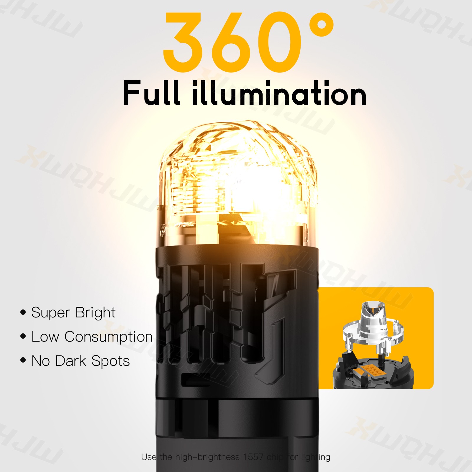 Super Bright LED Turn Signal Light Bulbs 3157 4157 3156, 3457, 3057