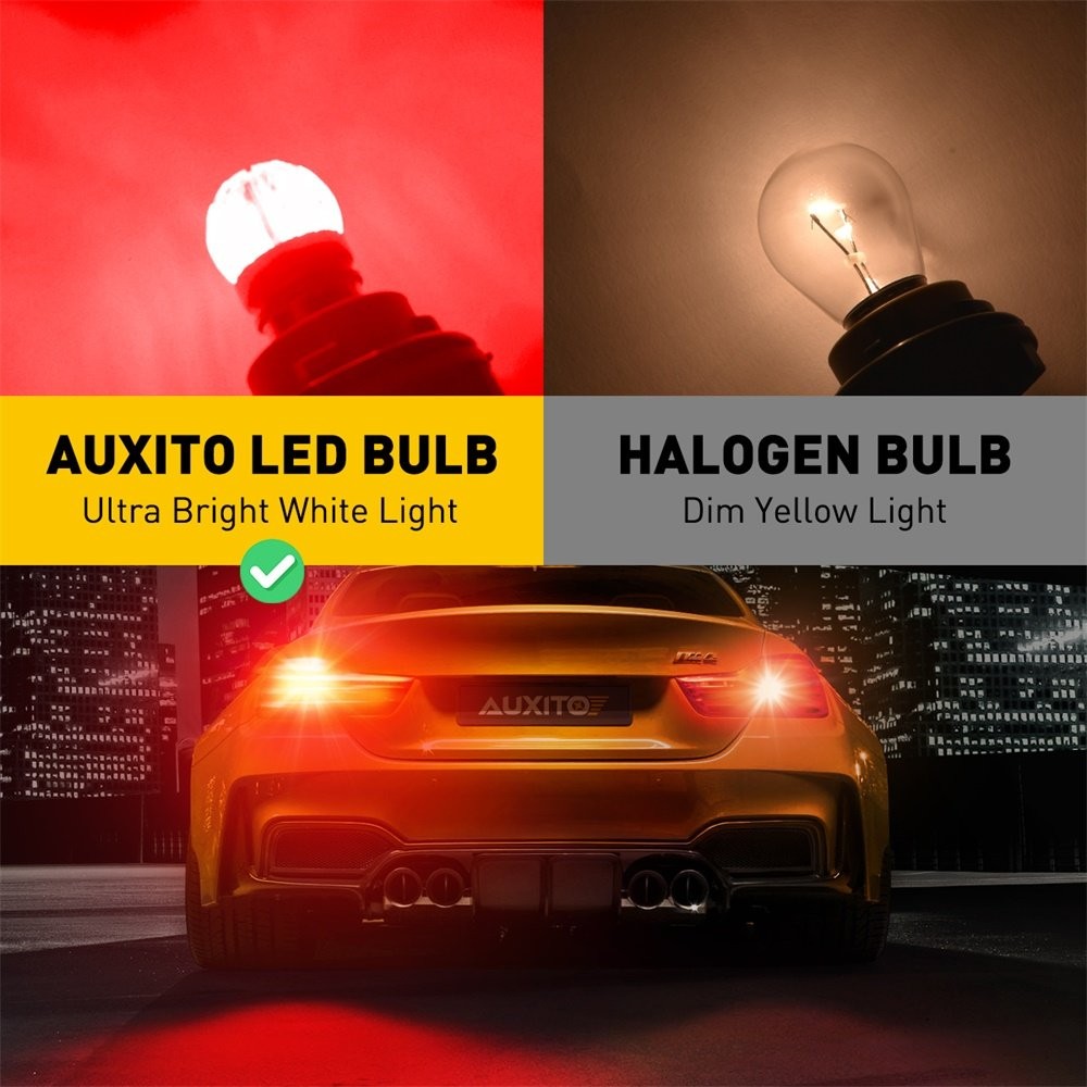 AUXITO 7443 7440 SMD LED Back Up Reverse Light Bulbs 6000K Super White Canbus