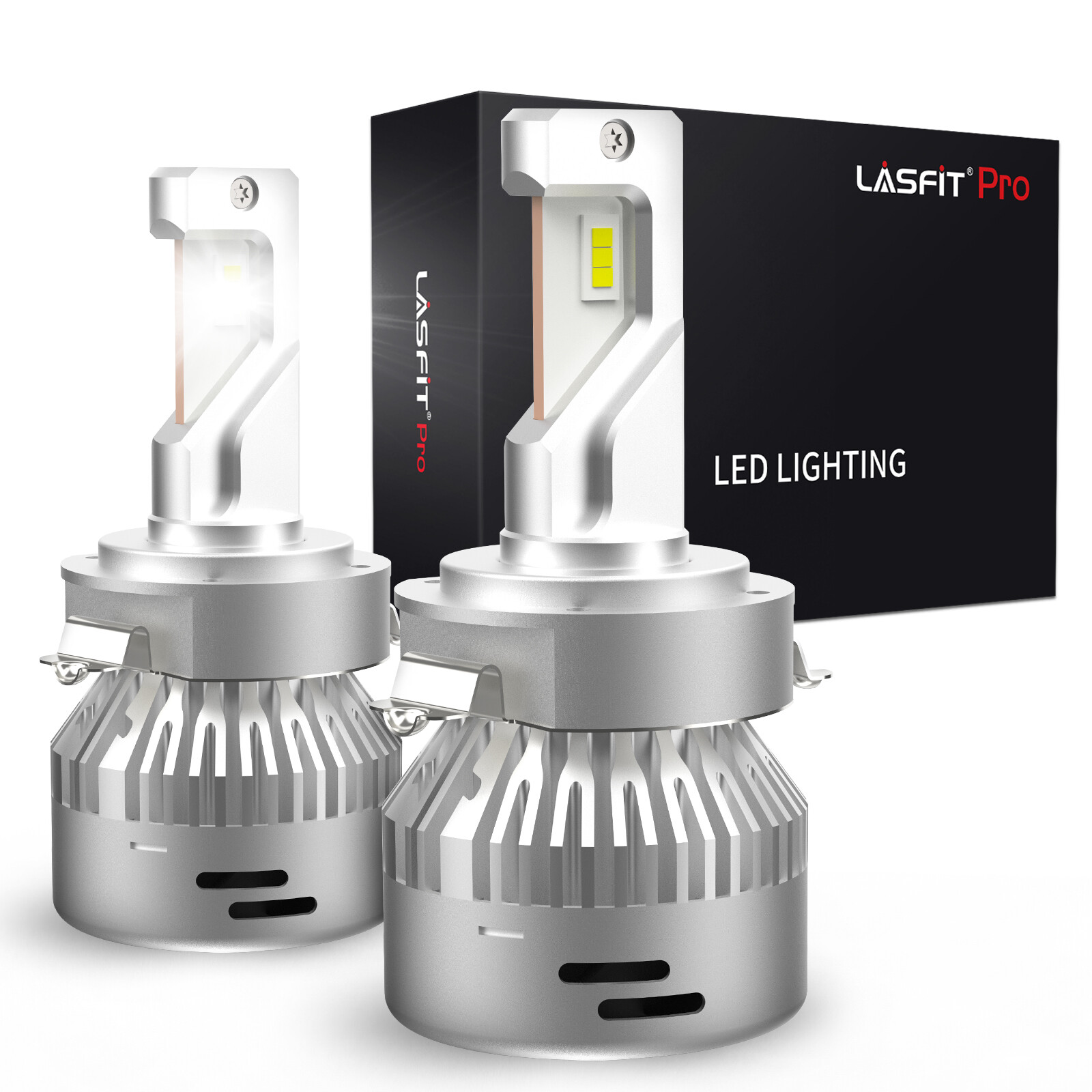 Custom for VW Tiguan 2018-2021 LED Headlight Bulbs Kit Lasfit H7 Clear White