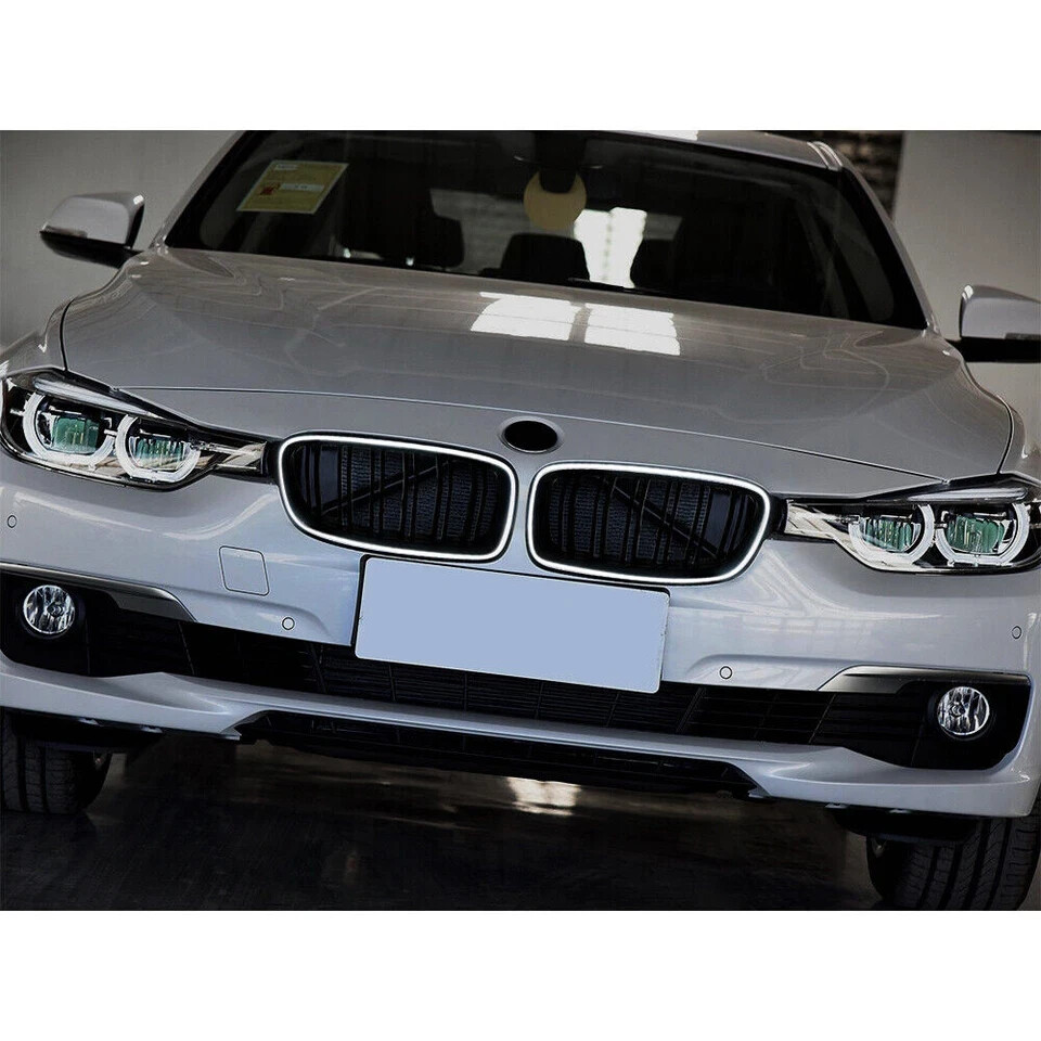 LED Light Front Kidney Grille Grill For BMW 5 Series F10 11 Grille Light 2014-17