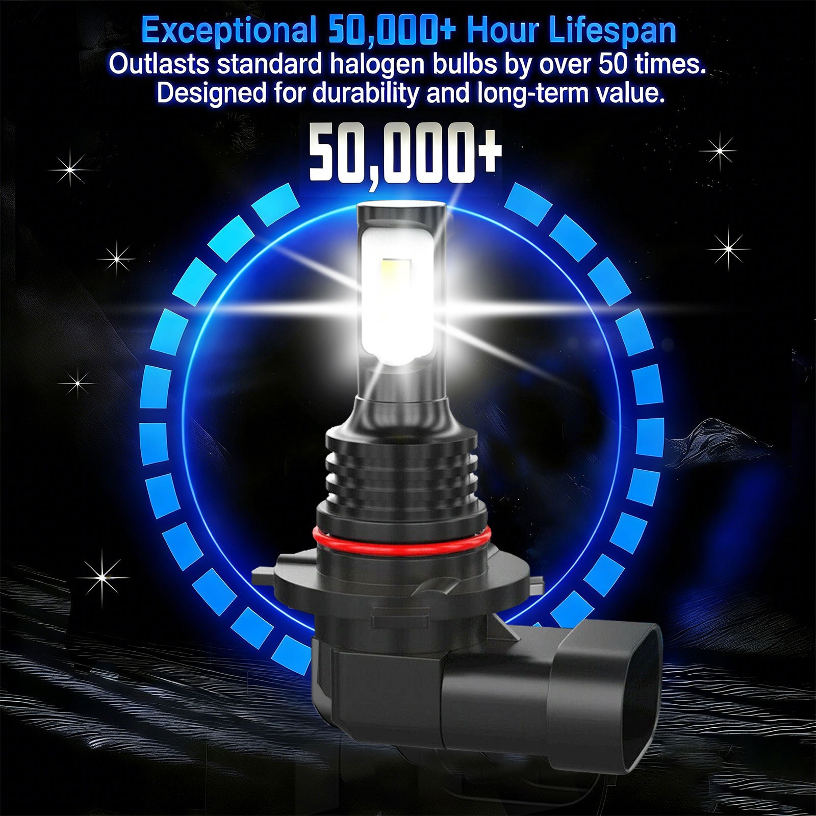 For Ford F-150 2015-2021 LED Headlight Kit Bulbs 72000LM Cool White Super Bright