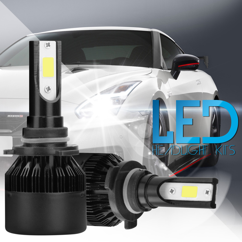 6500K CREE 9006 HB4 HB4U LED White Low Beam Bulb 388W 38800LM Headlight Kit
