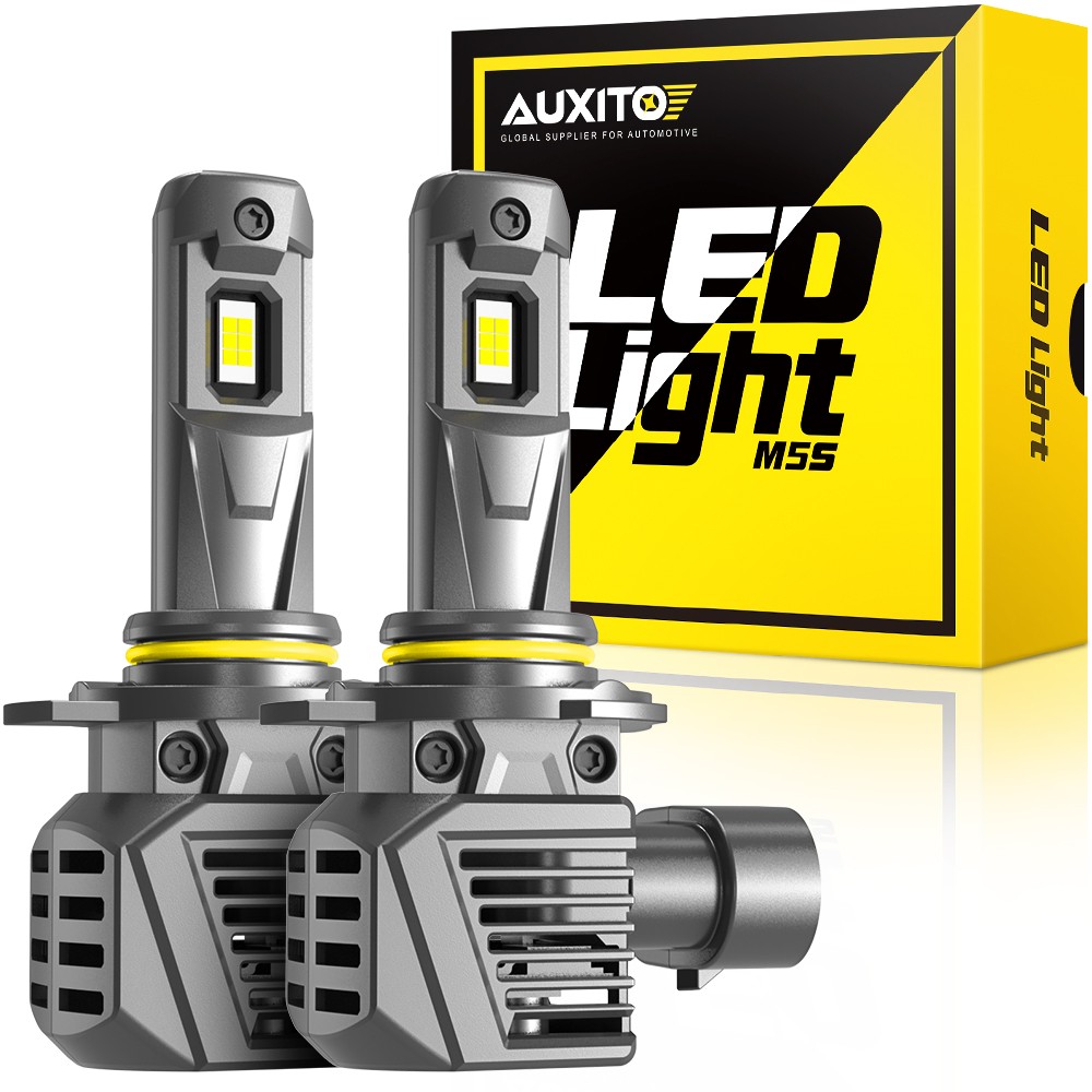 AUXITO M5S 9012 LED Headlight High Beam Low Beam White Replace Halogen CANBUS