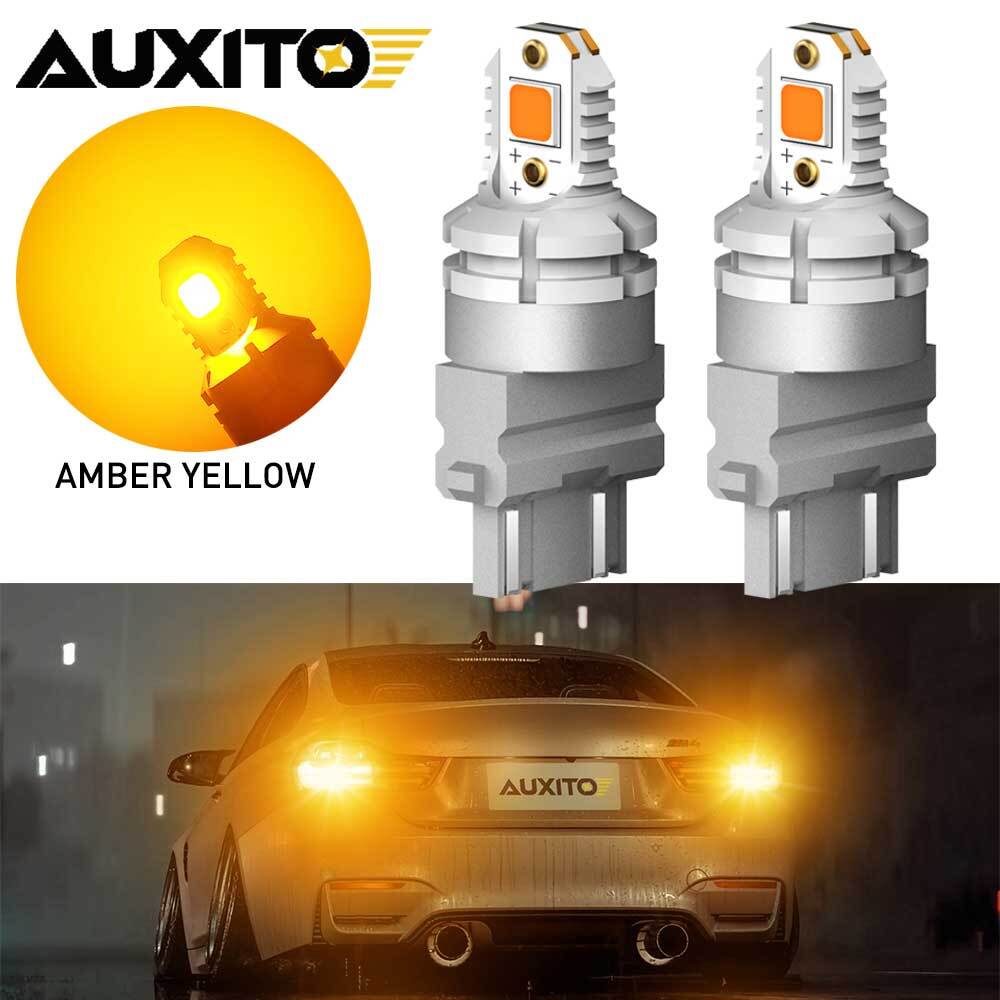 For Chevy Silverado 1500 1999-2013 LED Turn Signal Lights 3157 Amber Canbus 28W