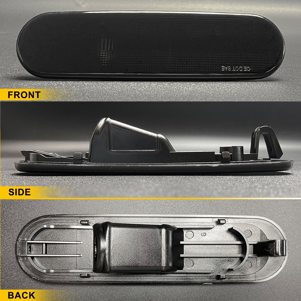 4X Front+Rear Side Marker Lights for 2002-2005 Honda Civic Si/ SiR EP3 Hatchback
