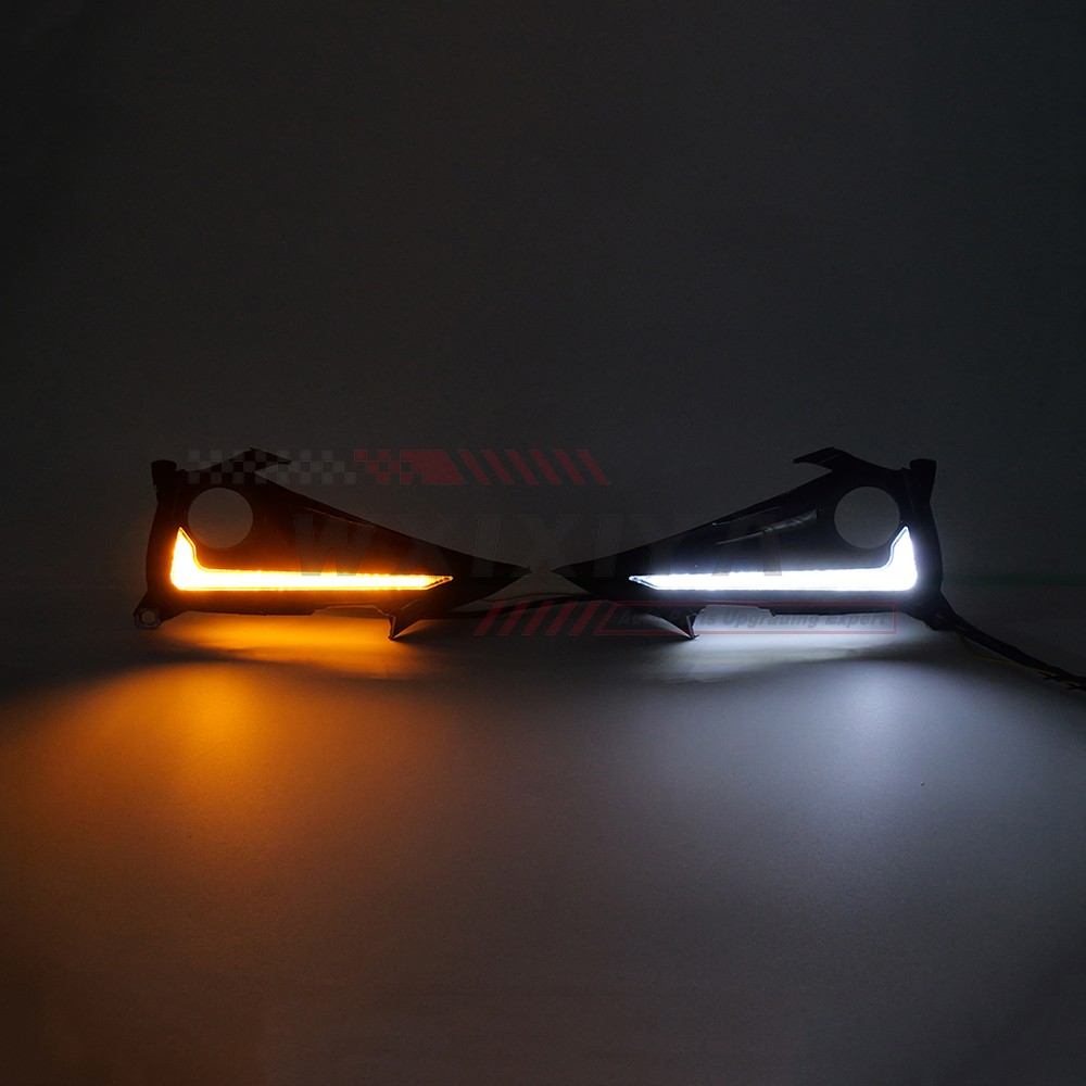 Pair LED Daytime Running Light for Toyota Corolla Hatchback 19-22 DRL Fog Lamp