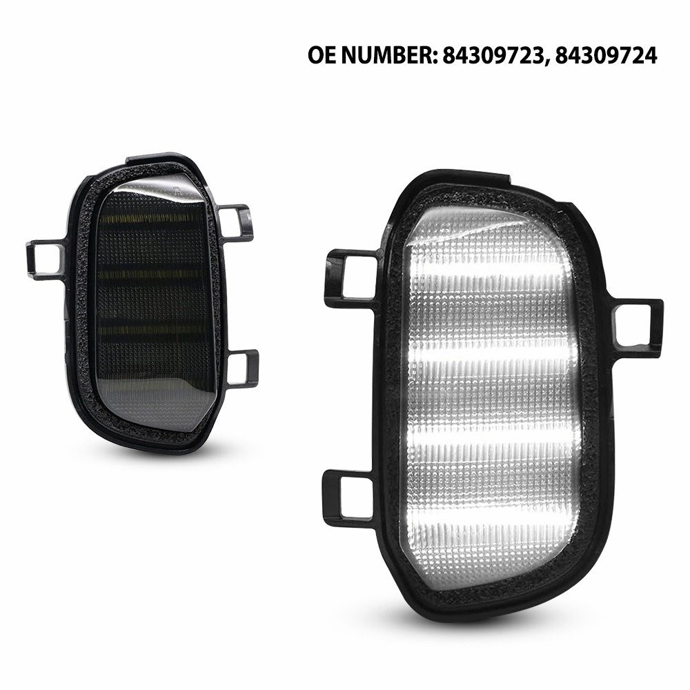 2PCs LED Side Mirror Task Light Spot Lamps For 2019-22 Silverado Sierra 1500 E