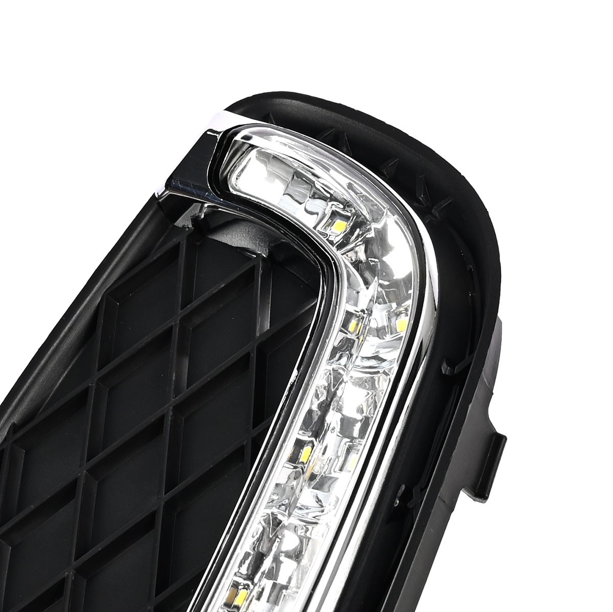 2x LED DRL Daytime Running Fog Light Lamp For Benz Smart Fortwo 2008-2011 USA