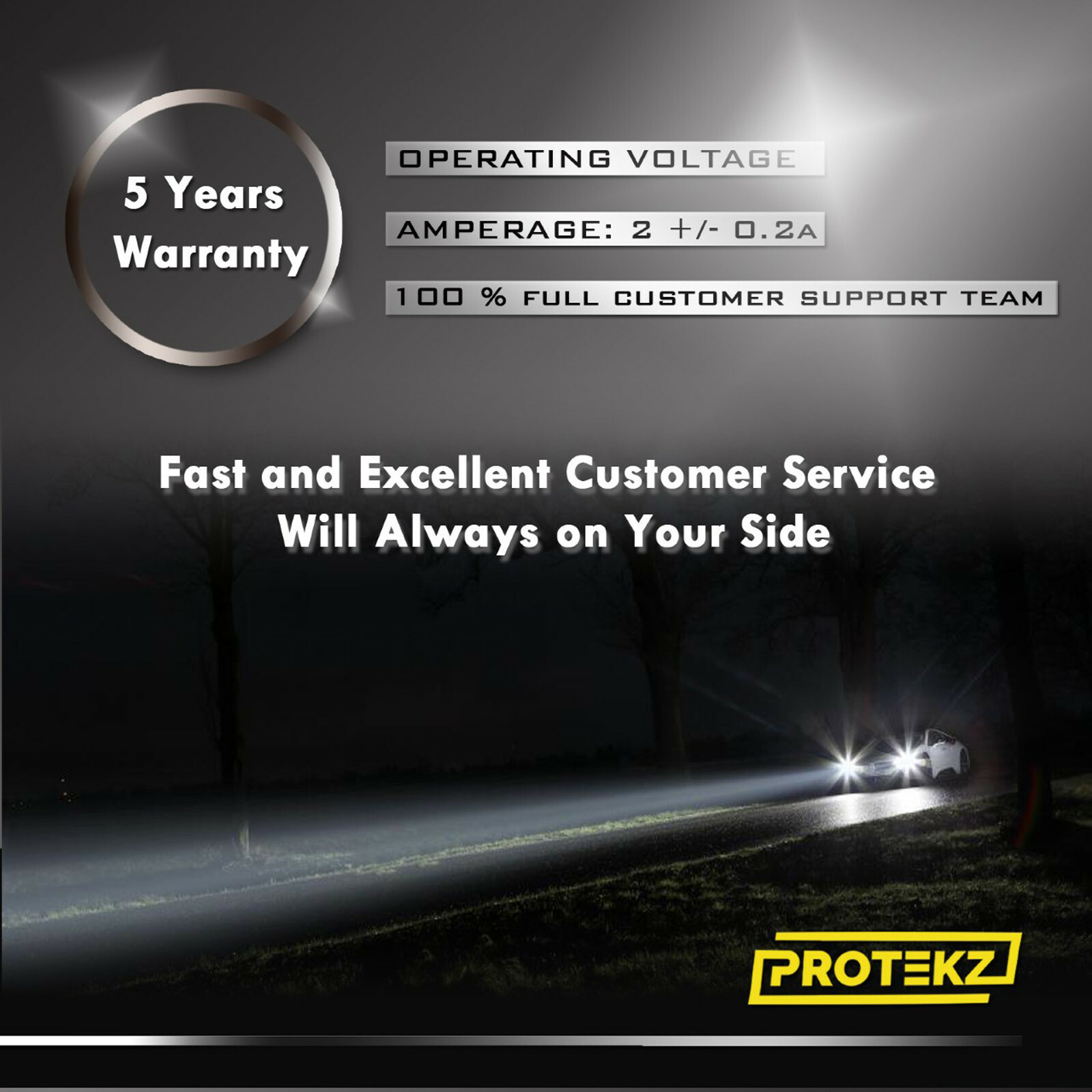 LED ForELANTRA 2011-2016 Headlight Kit H11 6000K White CREE Bulbs Low Beam (NP)