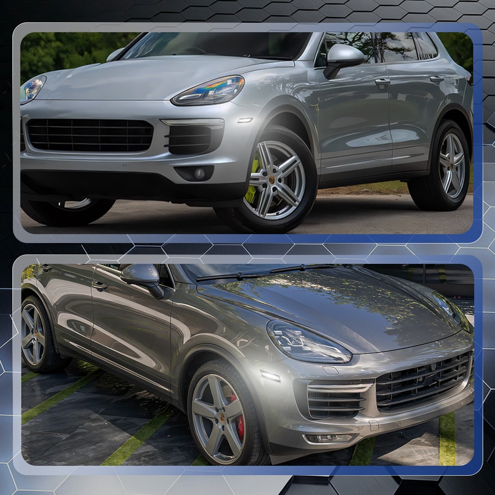 4Pc Front Right Left White LED Side Marker Lights For Porsche Cayenne 2015-2019